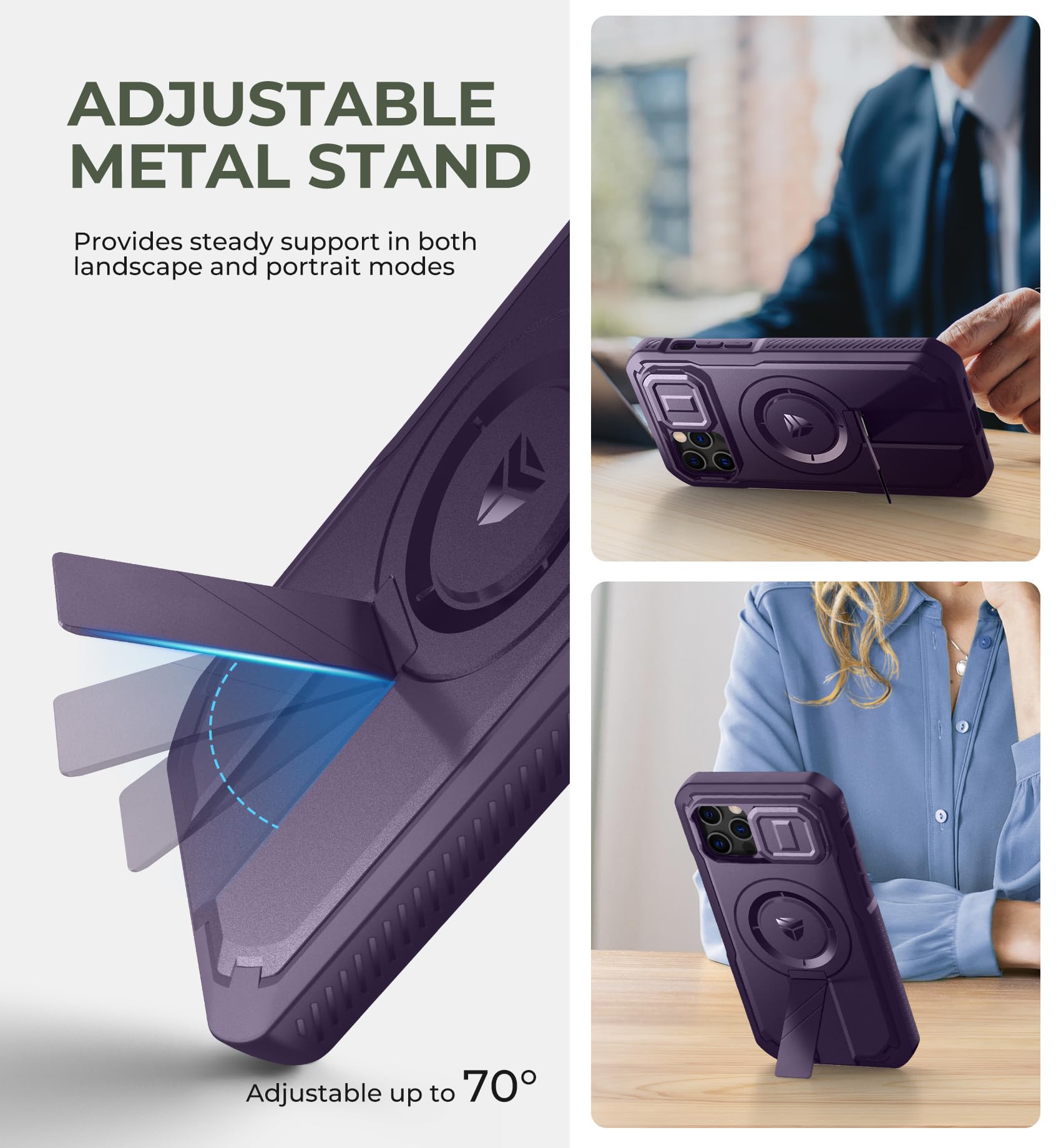 Foto 6 | Funda Dexnor Para Iphone 12 Y Iphone 12 Pro Con Funda De Cámara Deslizante - Venta Internacional.