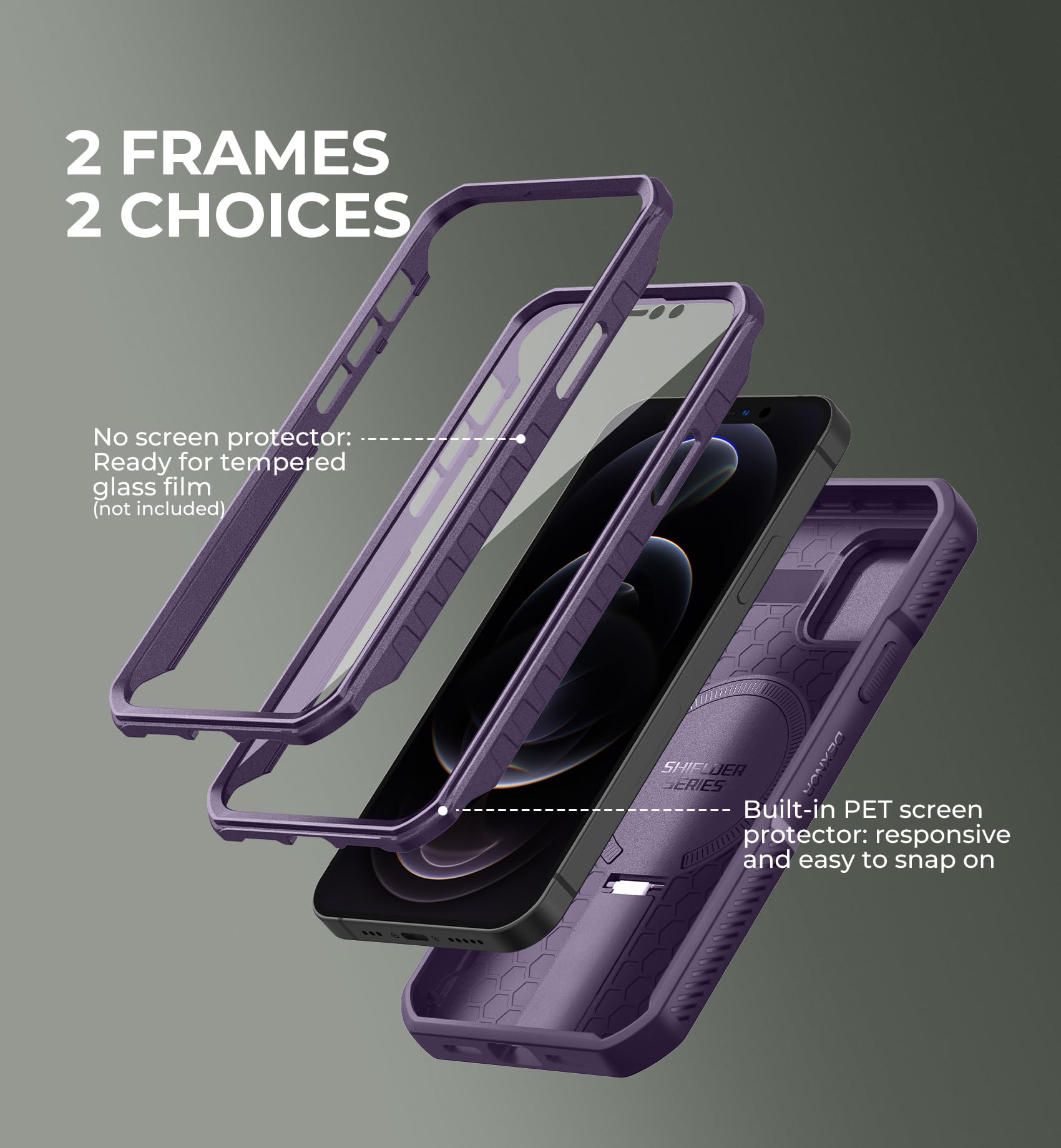 Foto 8 pulgar | Funda Dexnor Para Iphone 12 Y Iphone 12 Pro Con Funda De Cámara Deslizante - Venta Internacional.