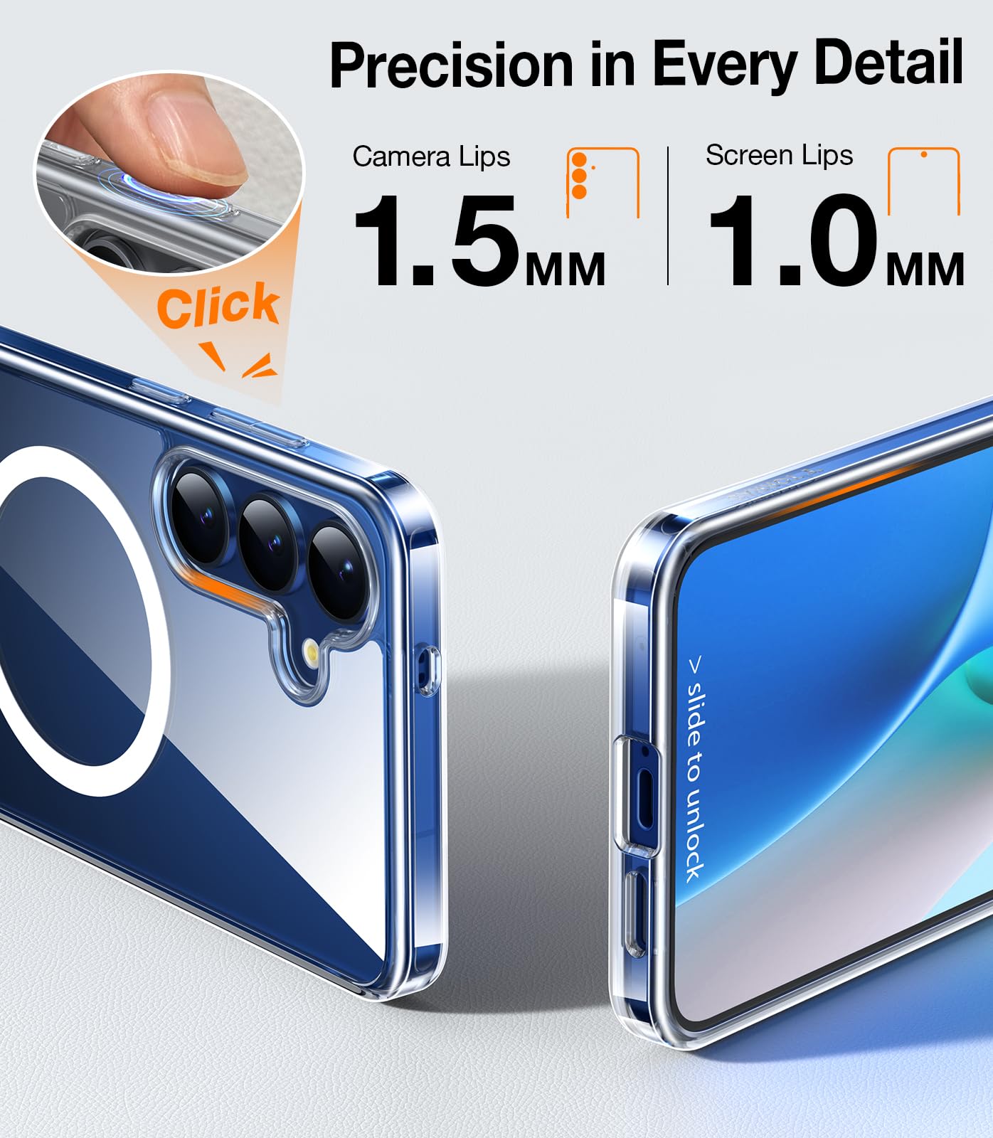 Foto 8 pulgar | Funda Para Teléfono Torras Strong Magnetic Stand Samsung S25 Plus Clear - Venta Internacional.
