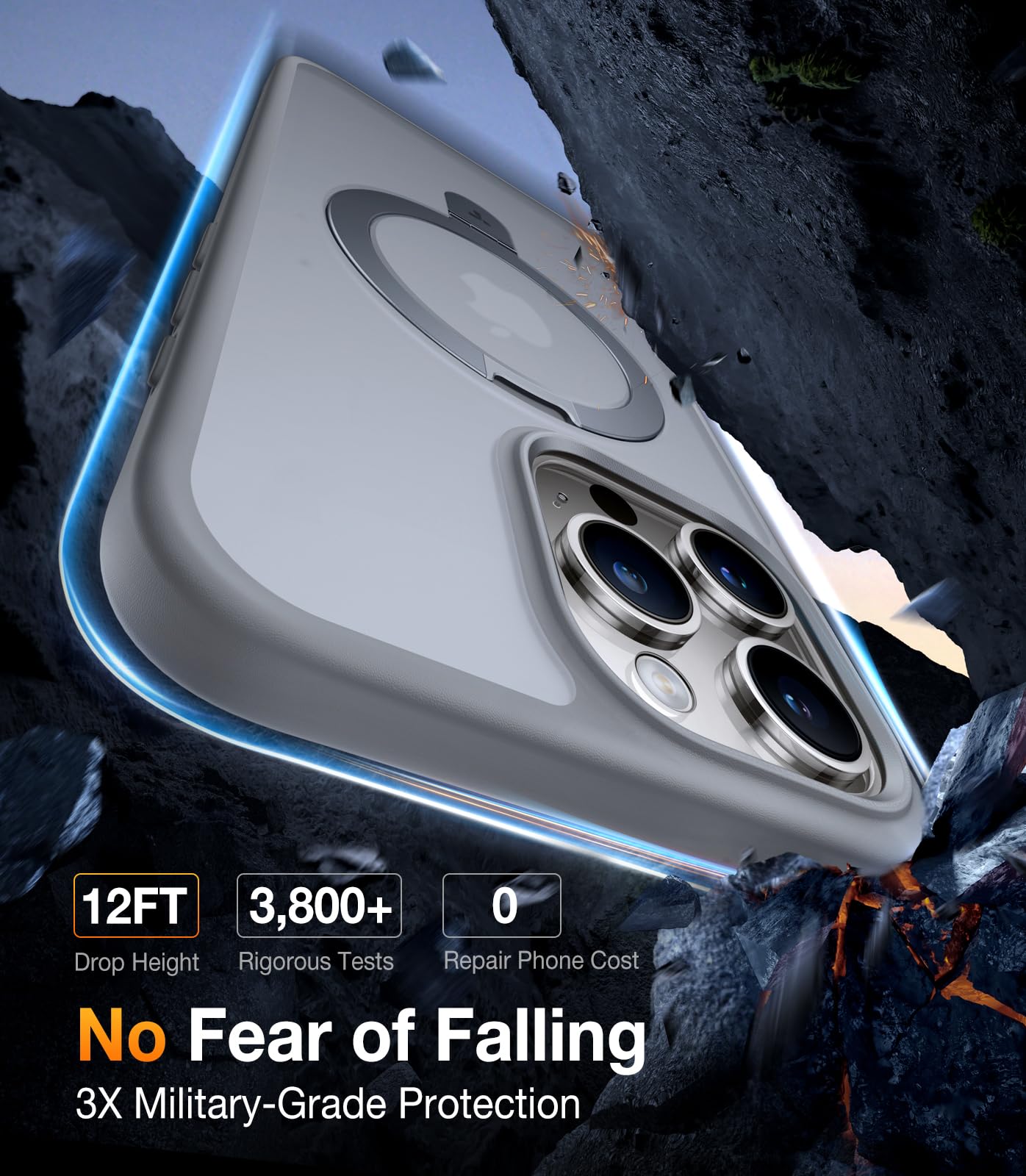 Foto 5 pulgar | Funda De Teléfono Torras Ultra Magnetic Ostand Para Iphone 16 Pro - Venta Internacional.