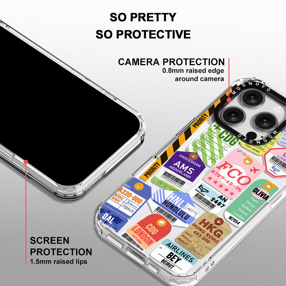 Foto 5 pulgar | Funda De Teléfono Mosnovo Para Iphone 16 Pro Buffertech Clear Tpu - Venta Internacional.
