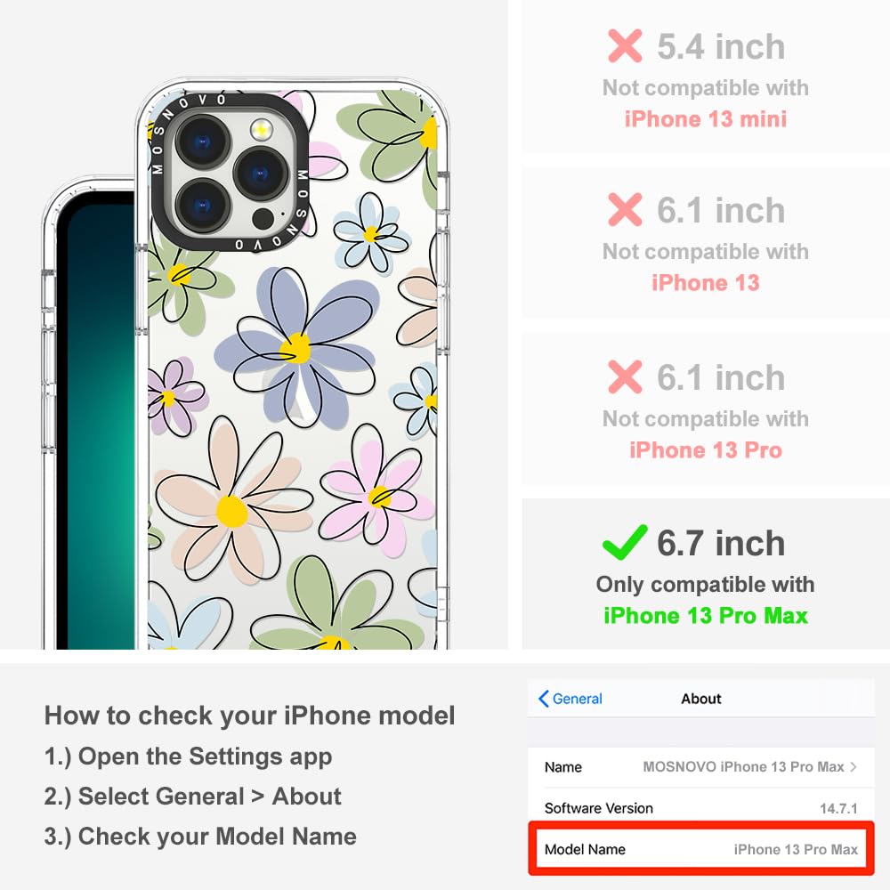 Foto 3 pulgar | Funda De Teléfono Mosnovo Para Iphone 13 Pro Max Buffertech, Tpu Transparente - Venta Internacional.