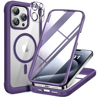 Foto 1 | Funda Magnética Miracase Con Protector De Pantalla Para Iphone 12 Pro Max - Venta Internacional.