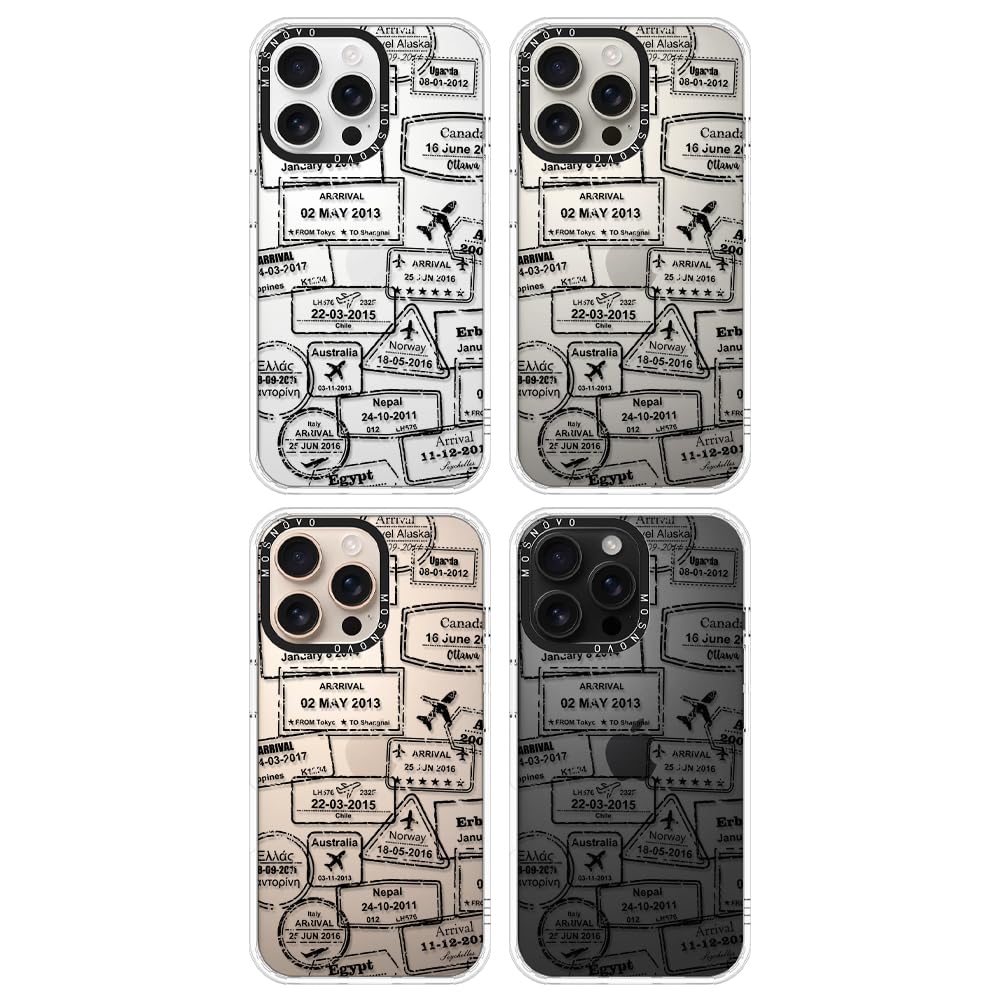 Foto 4 pulgar | Funda De Teléfono Mosnovo Para Iphone 16 Pro Max Buffertech Clear - Venta Internacional.