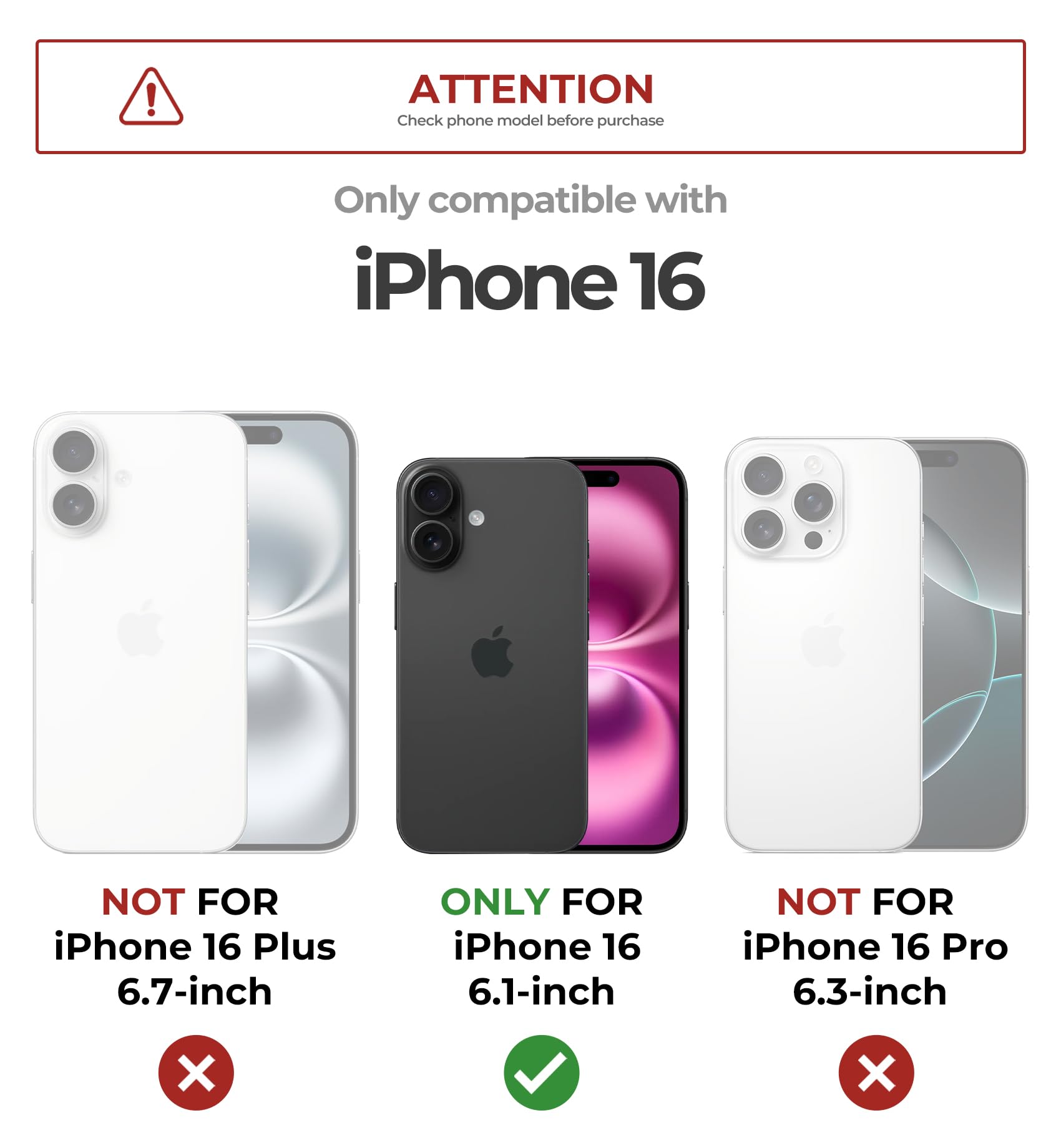 Foto 3 pulgar | Funda Dexnor Para Iphone 16 Con Cámara Deslizante Y Soporte - Venta Internacional.