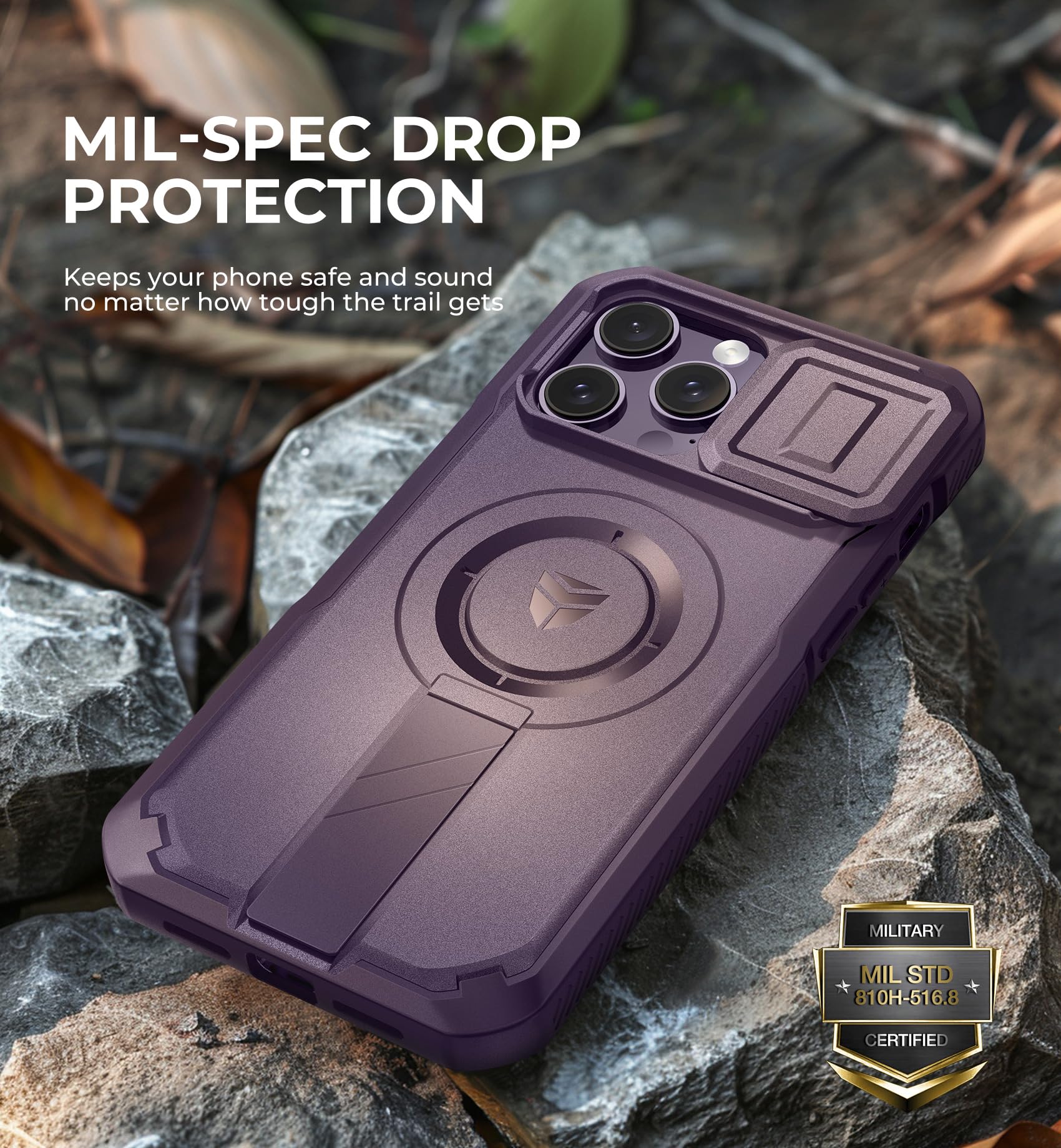 Foto 8 pulgar | Funda De Teléfono Dexnor Para Iphone 14 Pro Max Con Funda De Cámara Deslizante - Venta Internacional.
