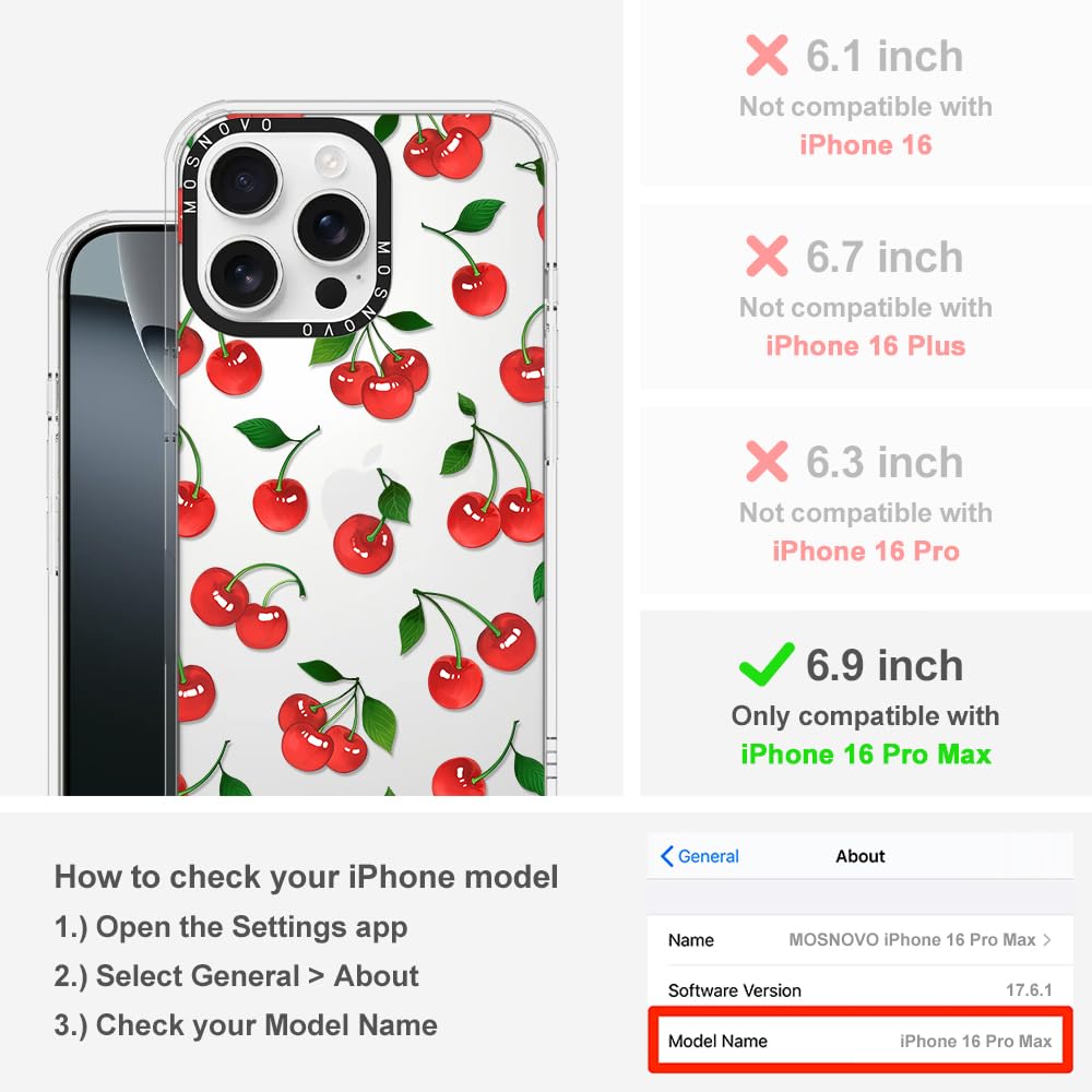 Foto 3 pulgar | Funda De Teléfono Mosnovo Para Iphone 16 Pro Max Con Buffertech - Venta Internacional.