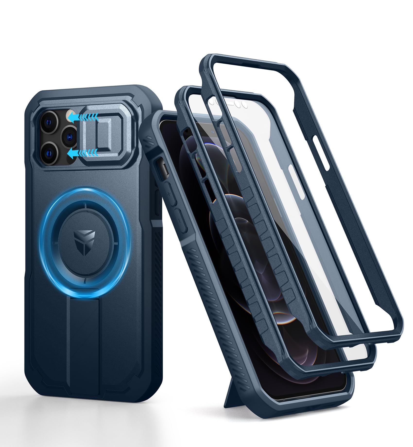 Foto 5 pulgar | Funda Dexnor Para Iphone 12 Y Iphone 12 Pro Con Funda De Cámara Deslizante - Venta Internacional.