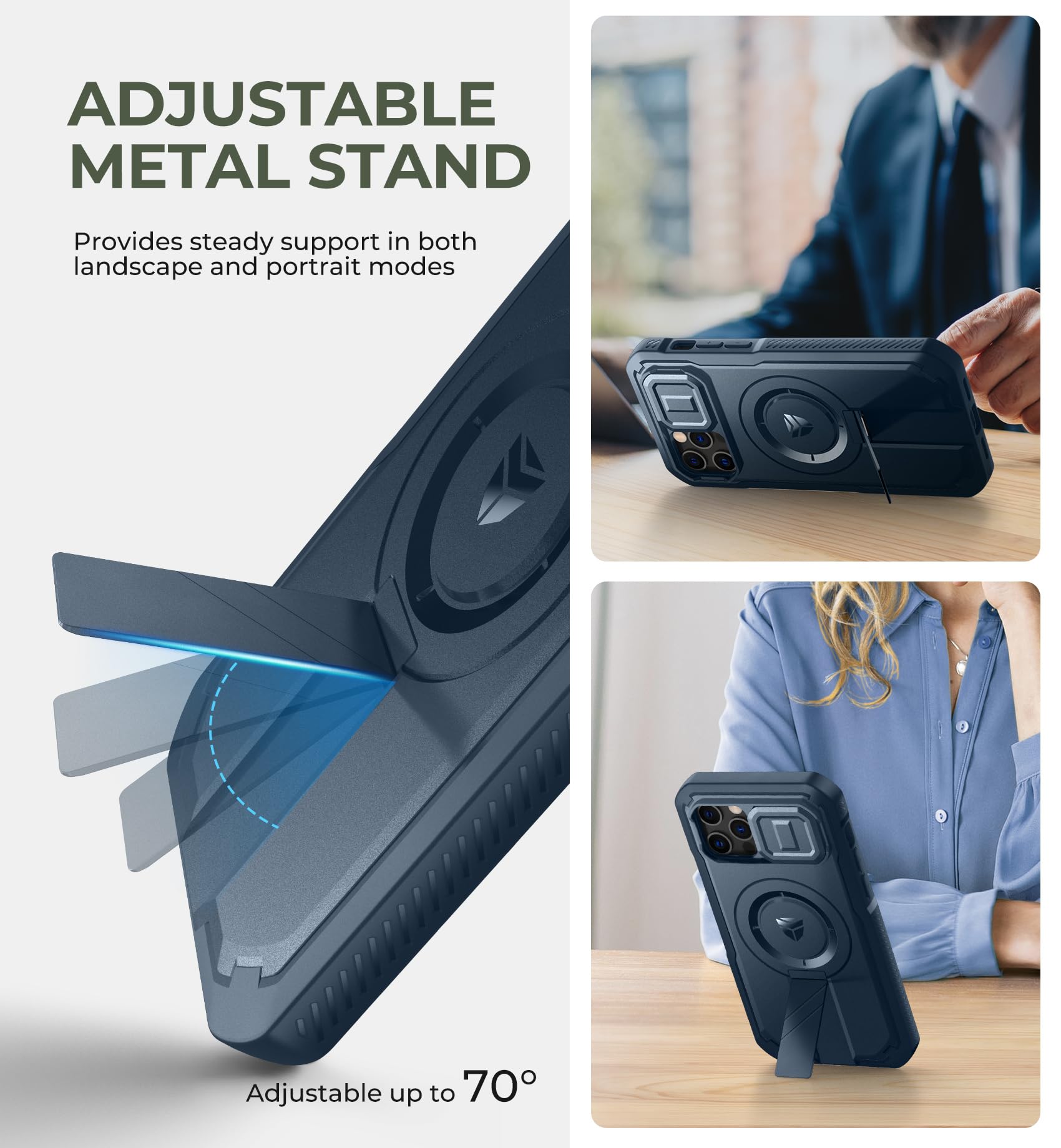 Foto 7 pulgar | Funda Dexnor Para Iphone 12 Y Iphone 12 Pro Con Funda De Cámara Deslizante - Venta Internacional.