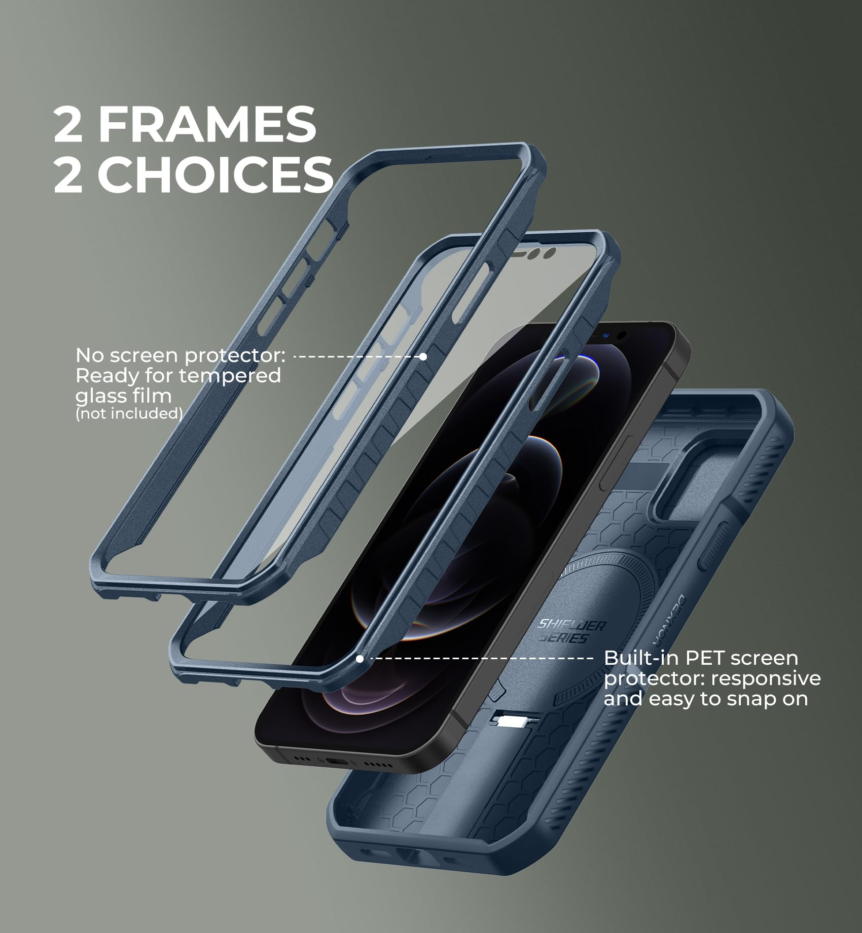 Foto 8 pulgar | Funda Dexnor Para Iphone 12 Y Iphone 12 Pro Con Funda De Cámara Deslizante - Venta Internacional.