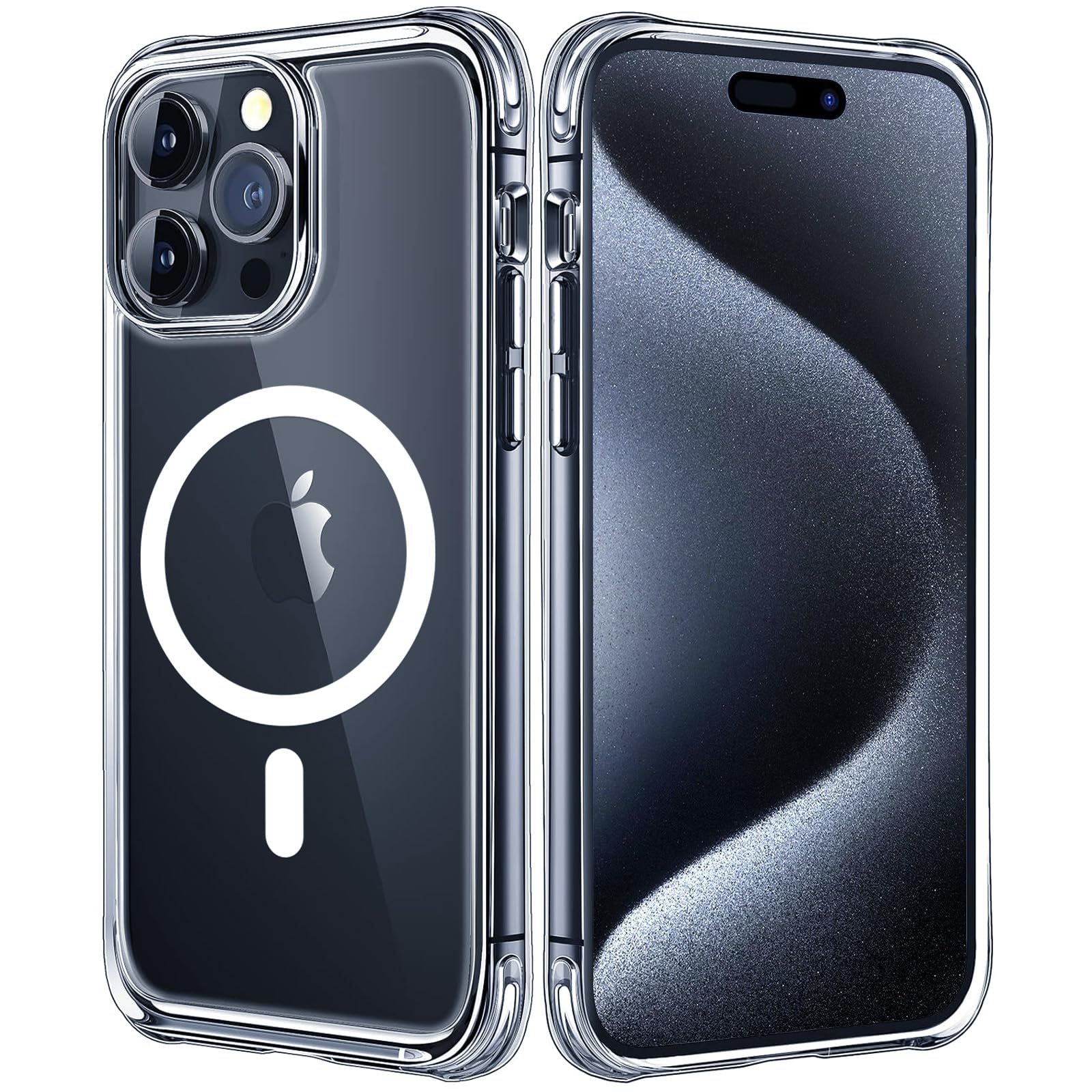 Foto 1 | Funda De Teléfono Mkeke Para Iphone 16 Pro Magnetic Clear Con Magsafe - Venta Internacional.