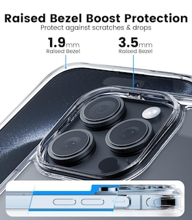 Foto 4 | Funda De Teléfono Mkeke Para Iphone 16 Pro Magnetic Clear Con Magsafe - Venta Internacional.