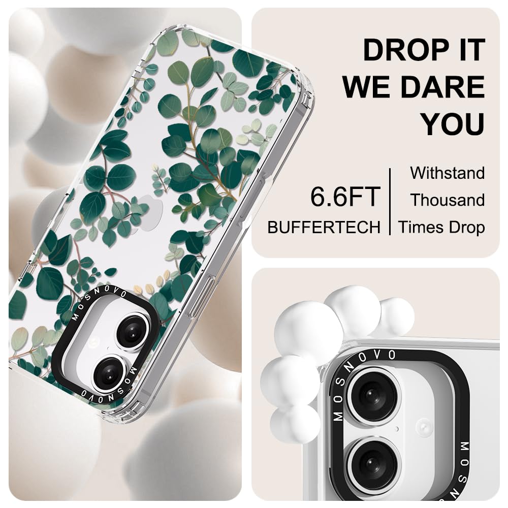 Foto 5 | Funda De Teléfono Mosnovo Para Iphone 16 Plus, Diseño De Eucalipto - Venta Internacional.