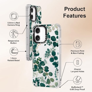 Foto 6 | Funda De Teléfono Mosnovo Para Iphone 16 Plus, Diseño De Eucalipto - Venta Internacional.