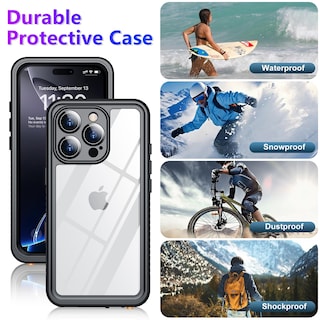 Foto 5 | Funda Impermeable Temdan Compatible Con Iphone 16 Pro 6.3 - Venta Internacional.