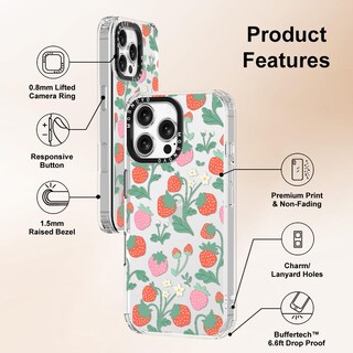 Foto 6 | Funda De Teléfono Mosnovo Para Iphone 16 Pro Max Strawberry Garden - Venta Internacional.