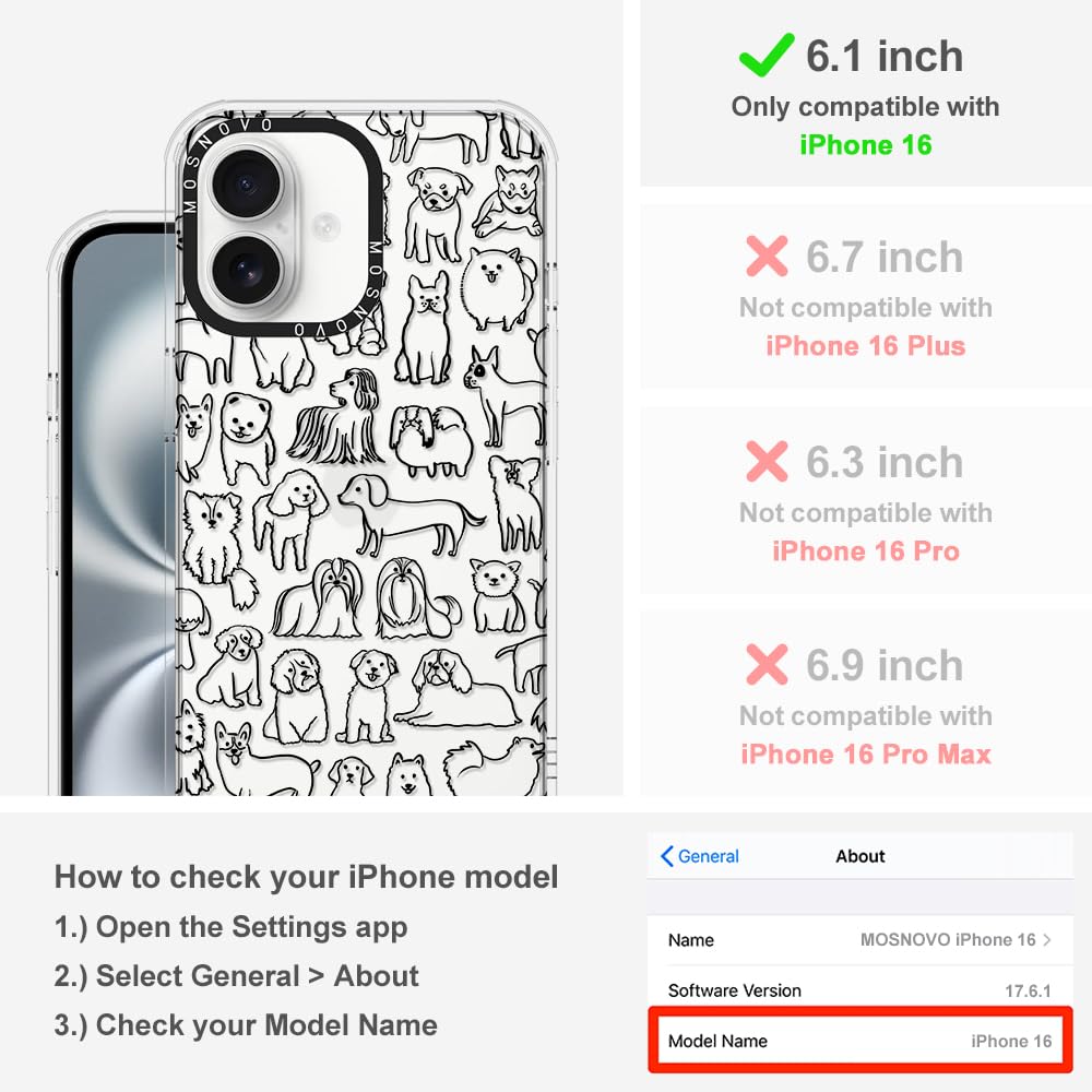 Foto 2 | Funda De Teléfono Mosnovo Para Iphone 16 Buffertech 2m Drop Clear - Venta Internacional.