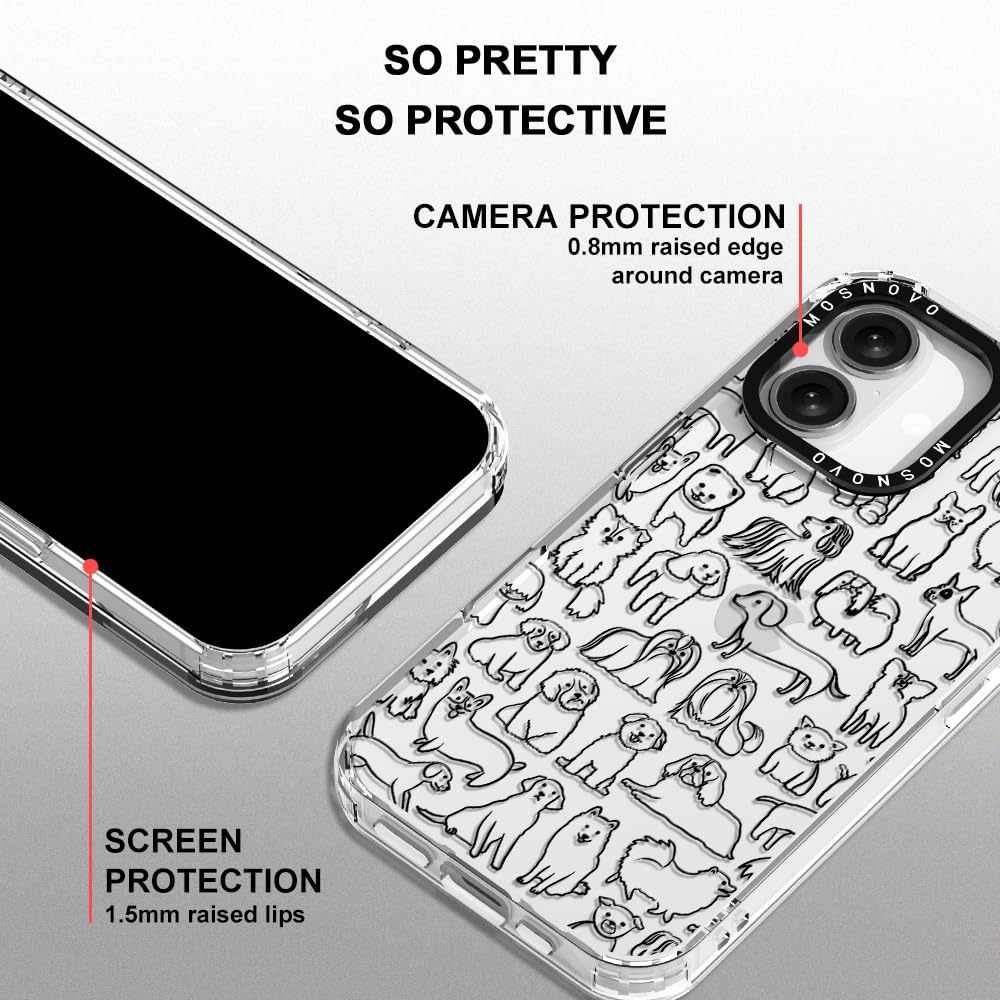 Foto 5 pulgar | Funda De Teléfono Mosnovo Para Iphone 16 Buffertech 2m Drop Clear - Venta Internacional.