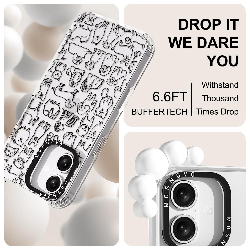 Foto 5 | Funda De Teléfono Mosnovo Para Iphone 16 Buffertech 2m Drop Clear - Venta Internacional.
