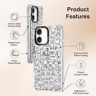 Foto 6 | Funda De Teléfono Mosnovo Para Iphone 16 Buffertech 2m Drop Clear - Venta Internacional.