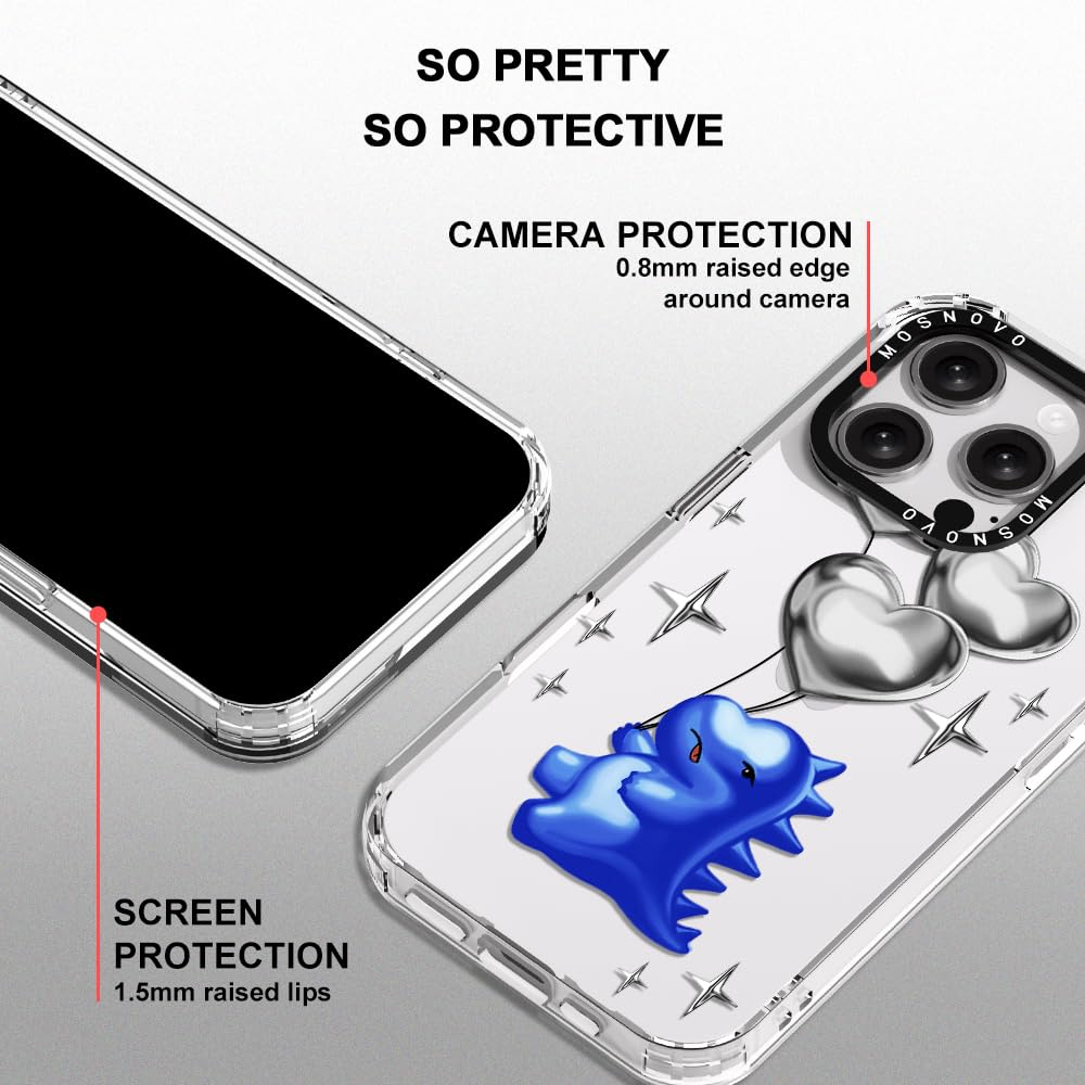 Foto 5 pulgar | Funda De Teléfono Mosnovo Para Iphone 16 Pro Buffertech Clear Tpu - Venta Internacional.