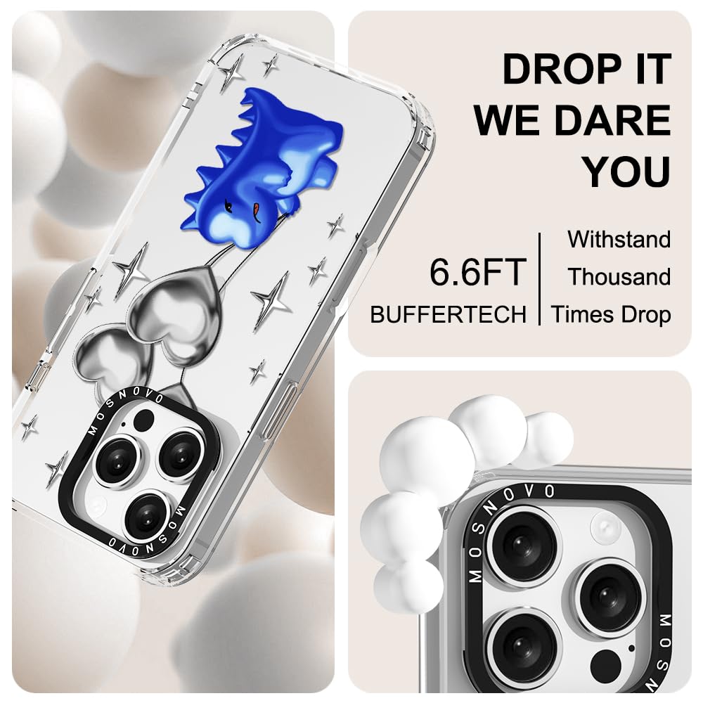 Foto 6 pulgar | Funda De Teléfono Mosnovo Para Iphone 16 Pro Buffertech Clear Tpu - Venta Internacional.