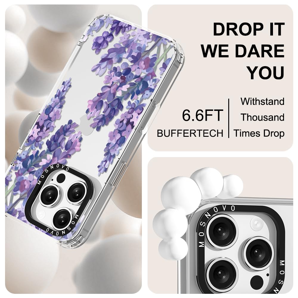 Foto 6 pulgar | Funda De Teléfono Mosnovo Para Iphone 16 Pro Buffertech Lavender - Venta Internacional.