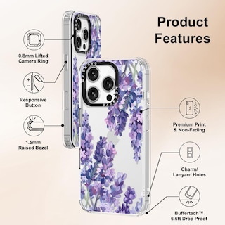 Foto 6 | Funda De Teléfono Mosnovo Para Iphone 16 Pro Buffertech Lavender - Venta Internacional.