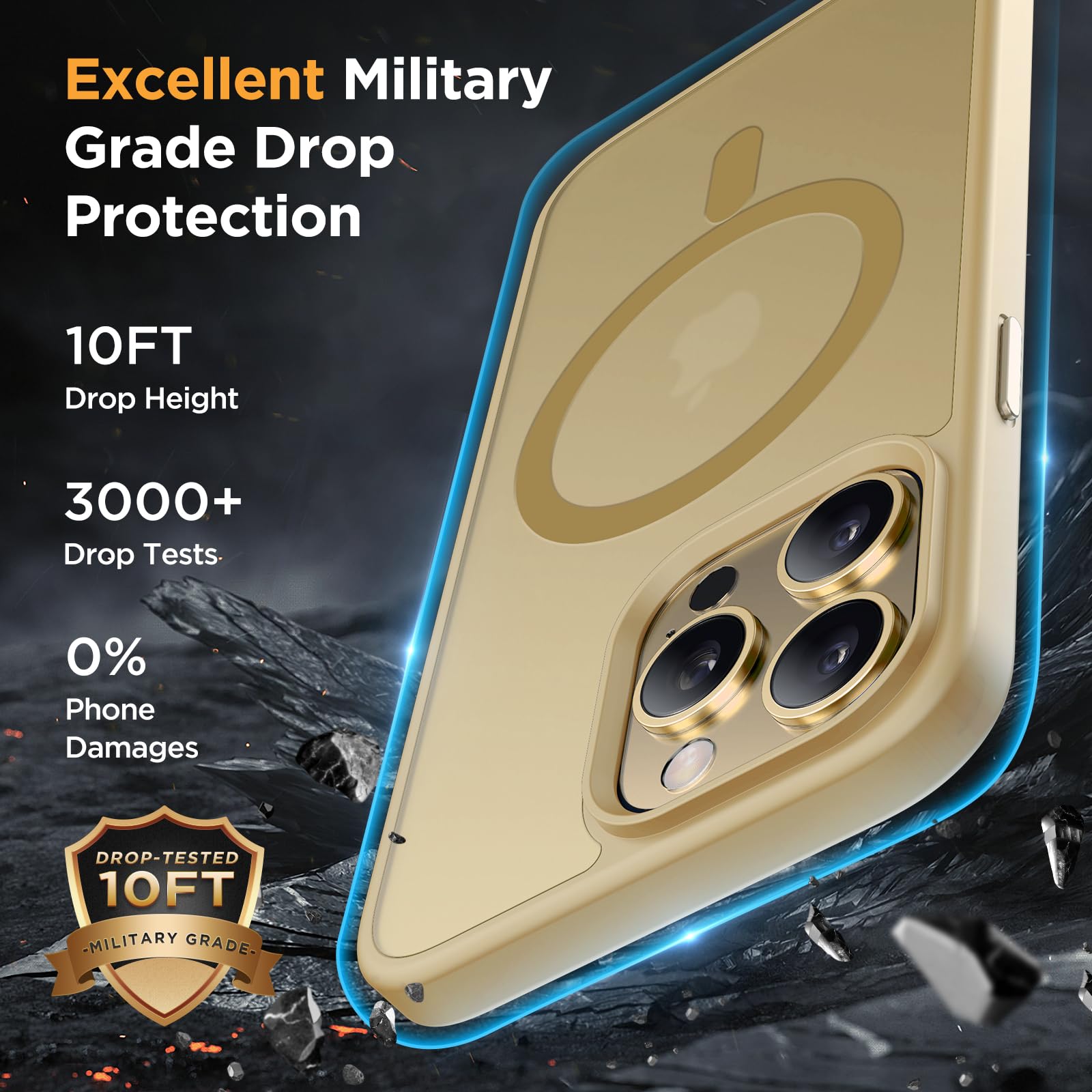 Foto 6 pulgar | Funda De Teléfono Miracase Magnetic Series Para Iphone 14 Pro - Venta Internacional.