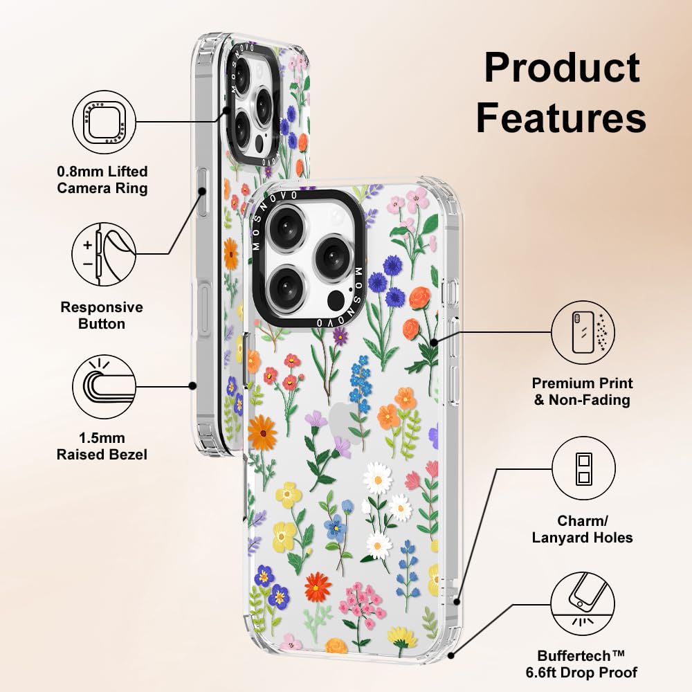 Foto 7 pulgar | Funda De Teléfono Mosnovo Para Iphone 16 Pro Buffertech Clear Tpu - Venta Internacional.
