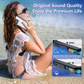 Foto 6 | Funda Impermeable Temdan Compatible Con Iphone 16 Pro 6.3 - Venta Internacional.
