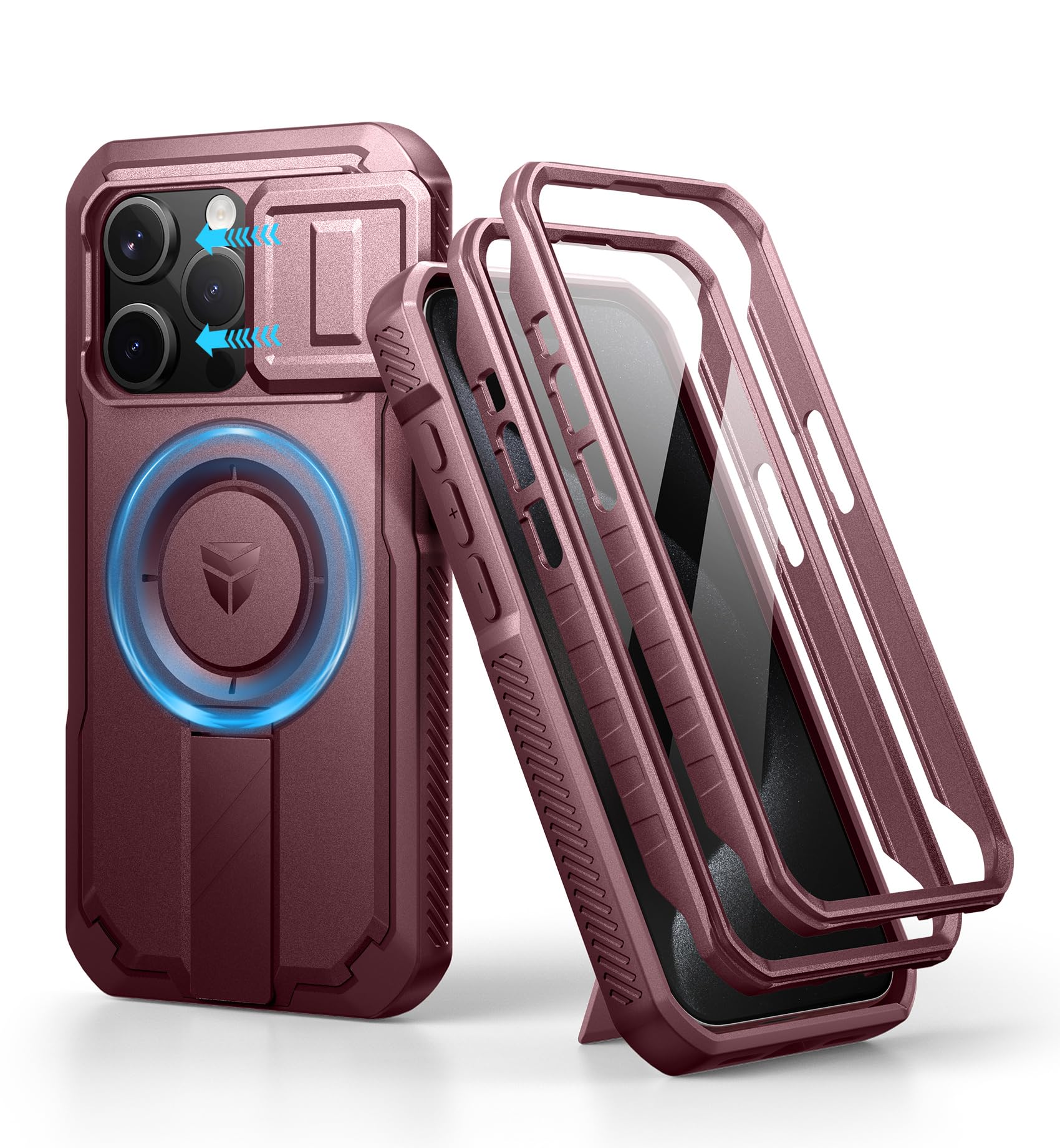 Funda De Teléfono Dexnor Para Iphone 15 Pro Con Soporte Y Funda - Venta Internacional.