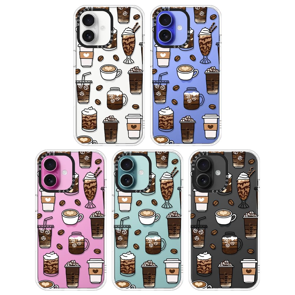 Foto 4 pulgar | Funda De Teléfono Mosnovo Para Iphone 16 Plus Coffee Buffertech - Venta Internacional.