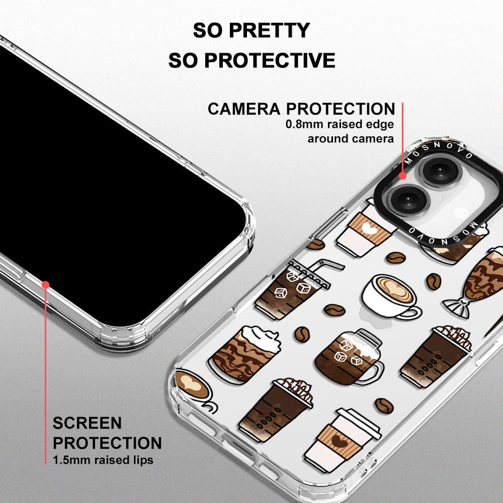 Foto 5 pulgar | Funda De Teléfono Mosnovo Para Iphone 16 Plus Coffee Buffertech - Venta Internacional.