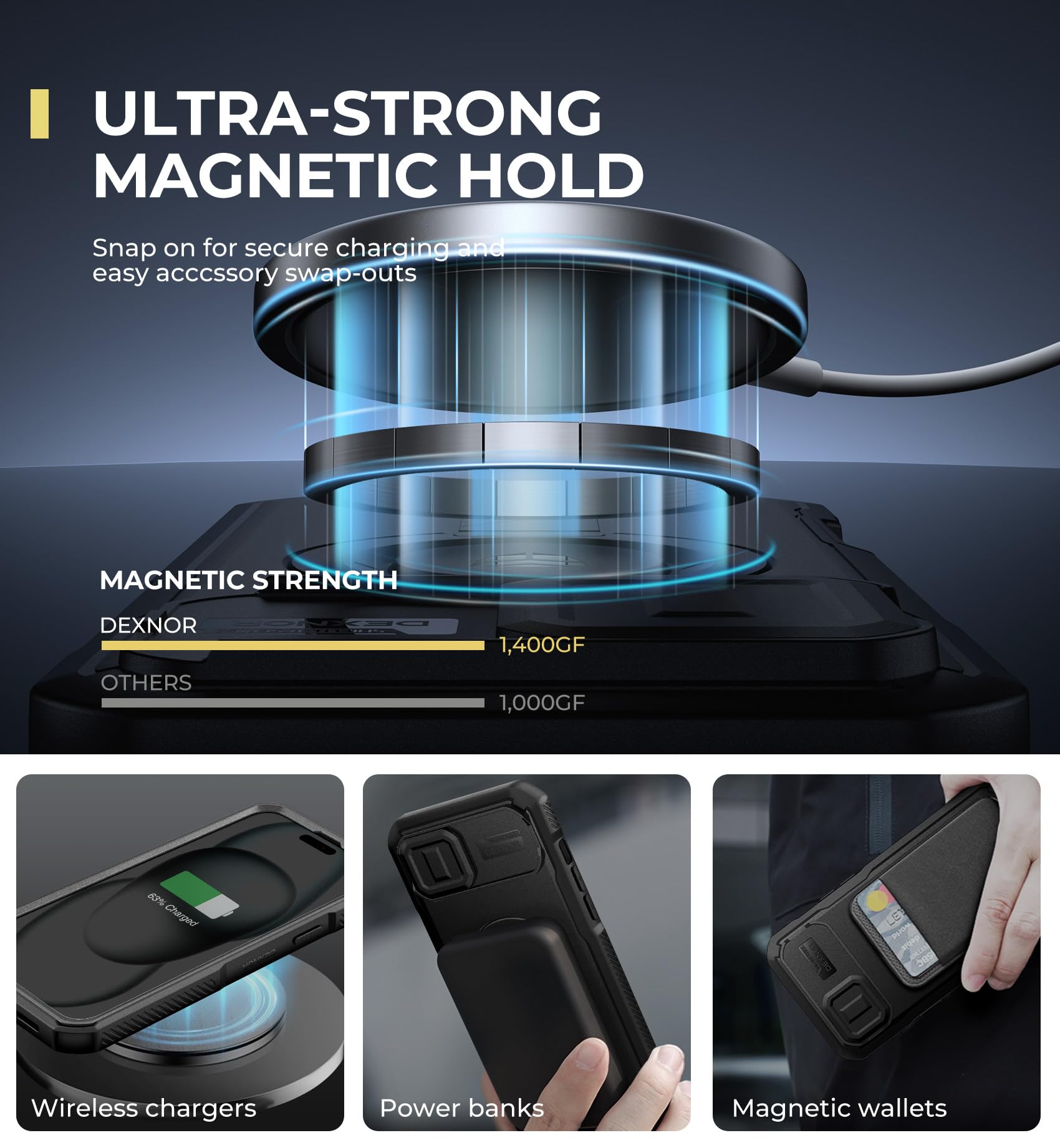 Foto 4 pulgar | Funda Dexnor Para Iphone 15 Plus/14 Plus Con Funda De Cámara Deslizante - Venta Internacional.