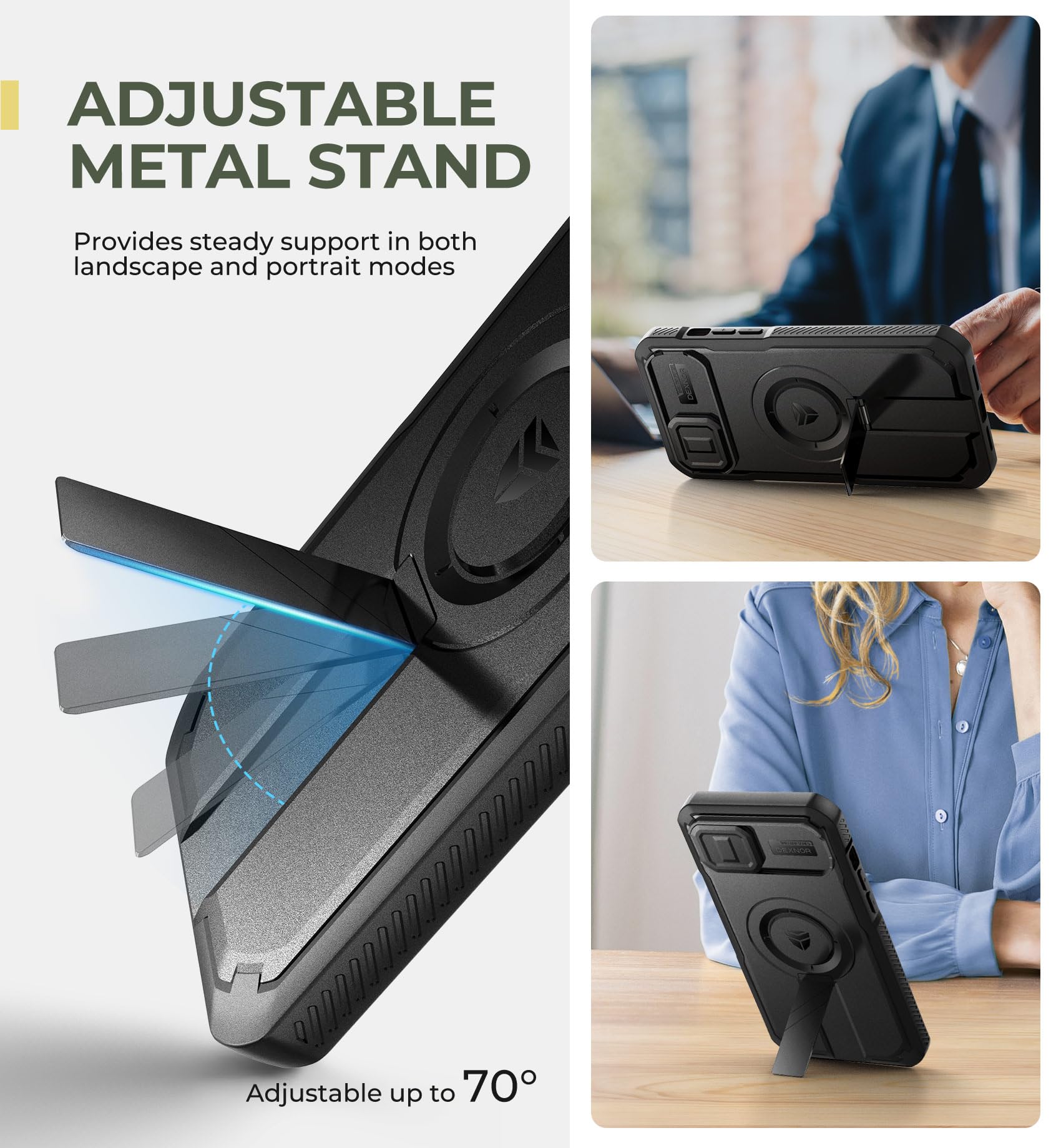 Foto 6 pulgar | Funda Dexnor Para Iphone 15 Plus/14 Plus Con Funda De Cámara Deslizante - Venta Internacional.