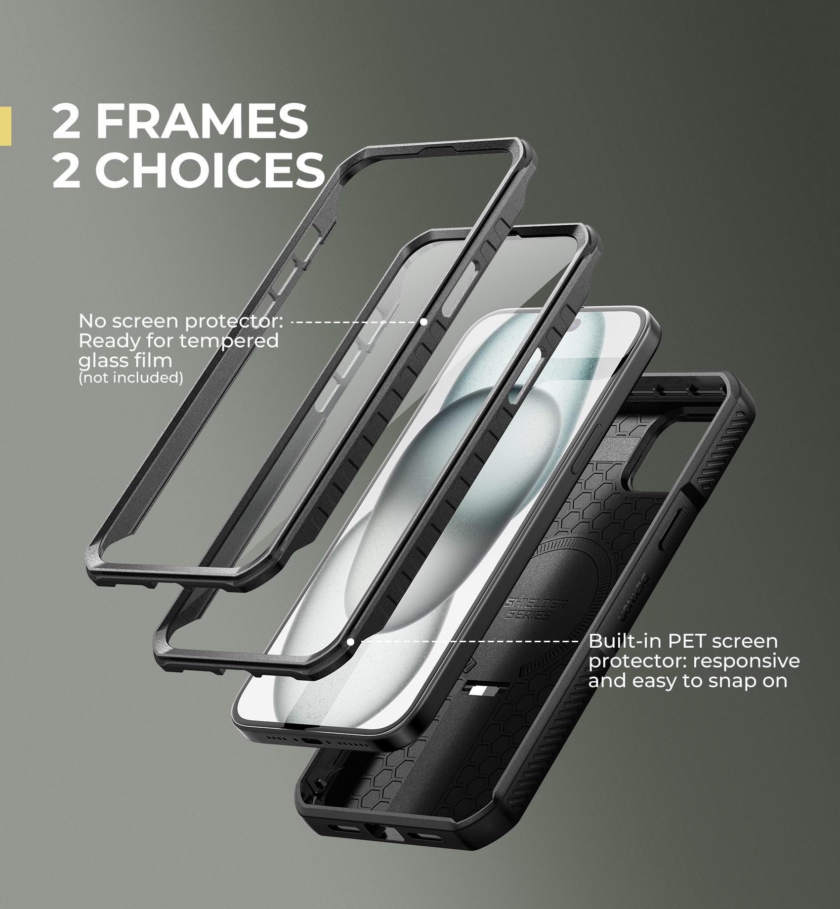 Foto 7 pulgar | Funda Dexnor Para Iphone 15 Plus/14 Plus Con Funda De Cámara Deslizante - Venta Internacional.