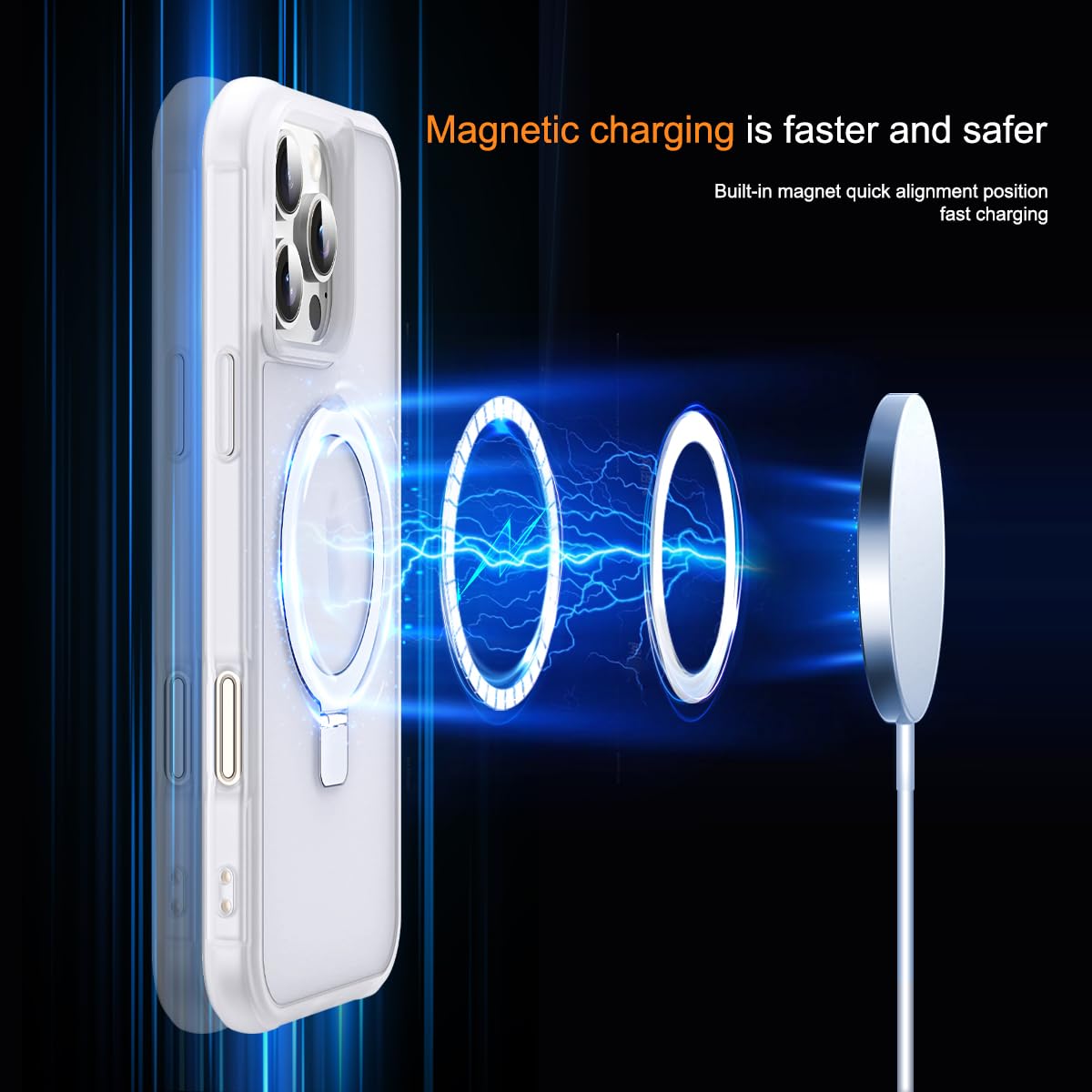 Foto 4 pulgar | Funda De Teléfono Sky-lmw Compatible Con Iphone 16 Pro Max Translúcida - Venta Internacional.