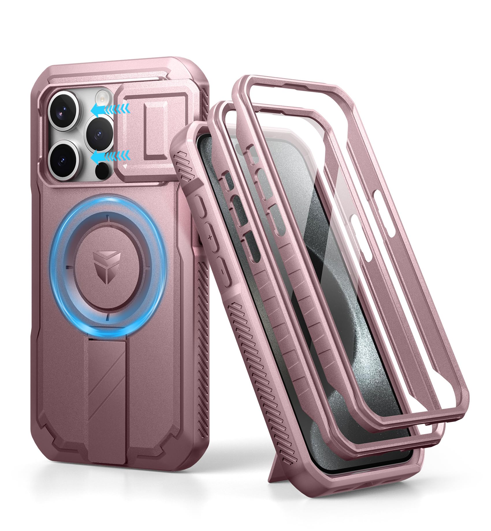 Foto 2 pulgar | Funda De Teléfono Dexnor Para Iphone 15 Pro Con Soporte Y Funda - Venta Internacional.