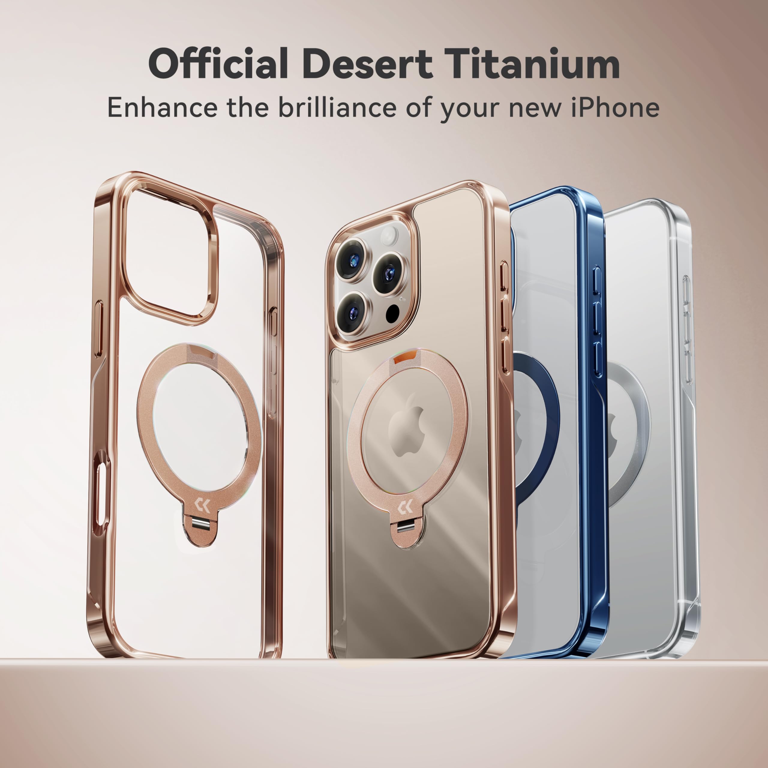 Foto 3 pulgar | Funda De Teléfono Casekoo Desert Titanium Para Iphone 16 Pro Max - Venta Internacional.