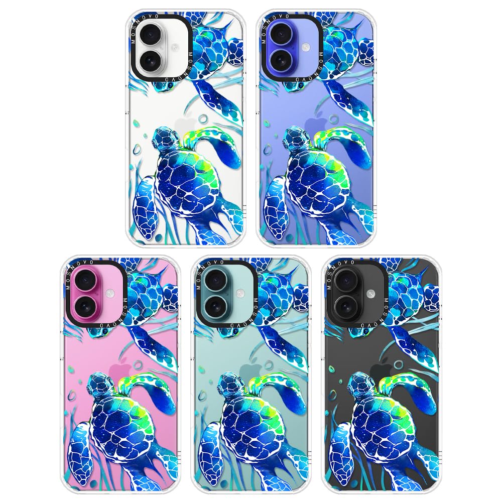Foto 3 | Funda Para Teléfono Mosnovo Buffertech A Prueba De Golpes Para Iphone 16, Tortugas Marinas - Venta Internacional.