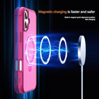 Foto 3 | Funda De Teléfono Skylmw Compatible Con Iphone 16 6.1 Con Soporte - Venta Internacional.