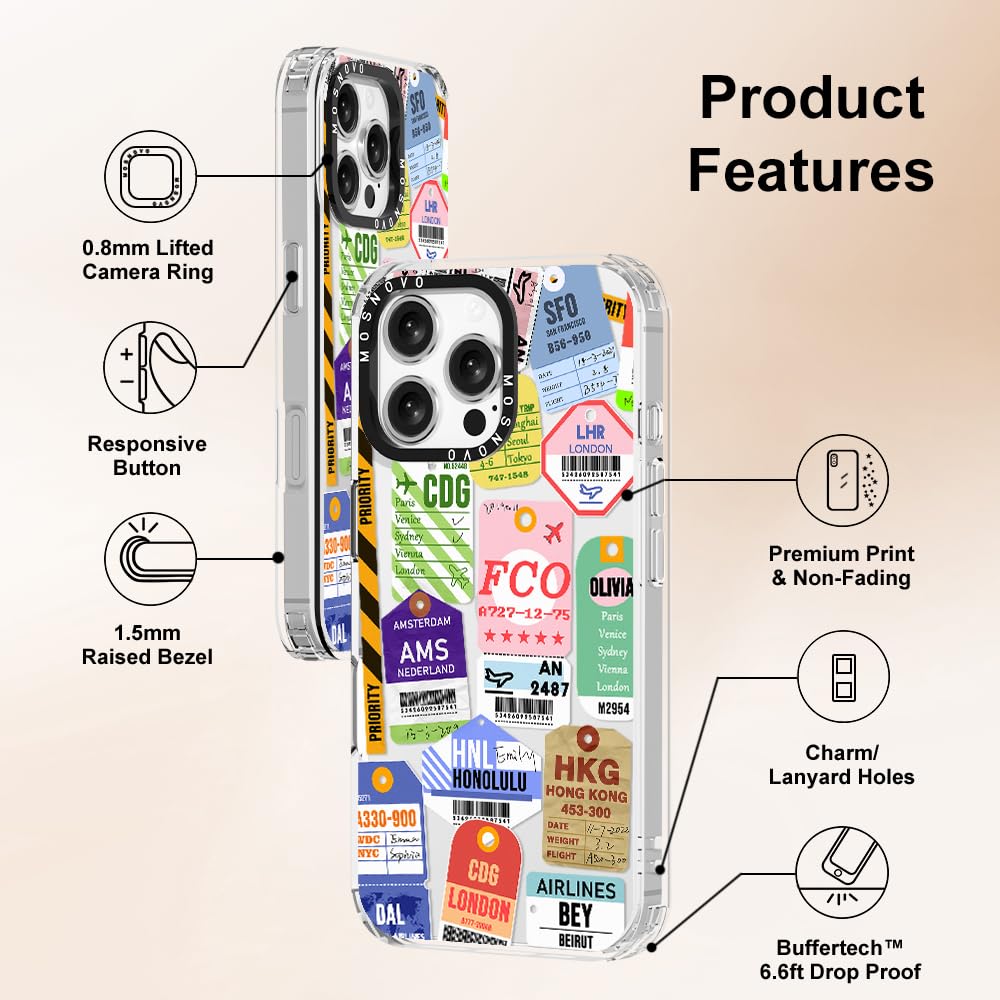 Foto 6 | Funda De Teléfono Mosnovo Para Iphone 16 Pro Max Buffertech Clear - Venta Internacional.
