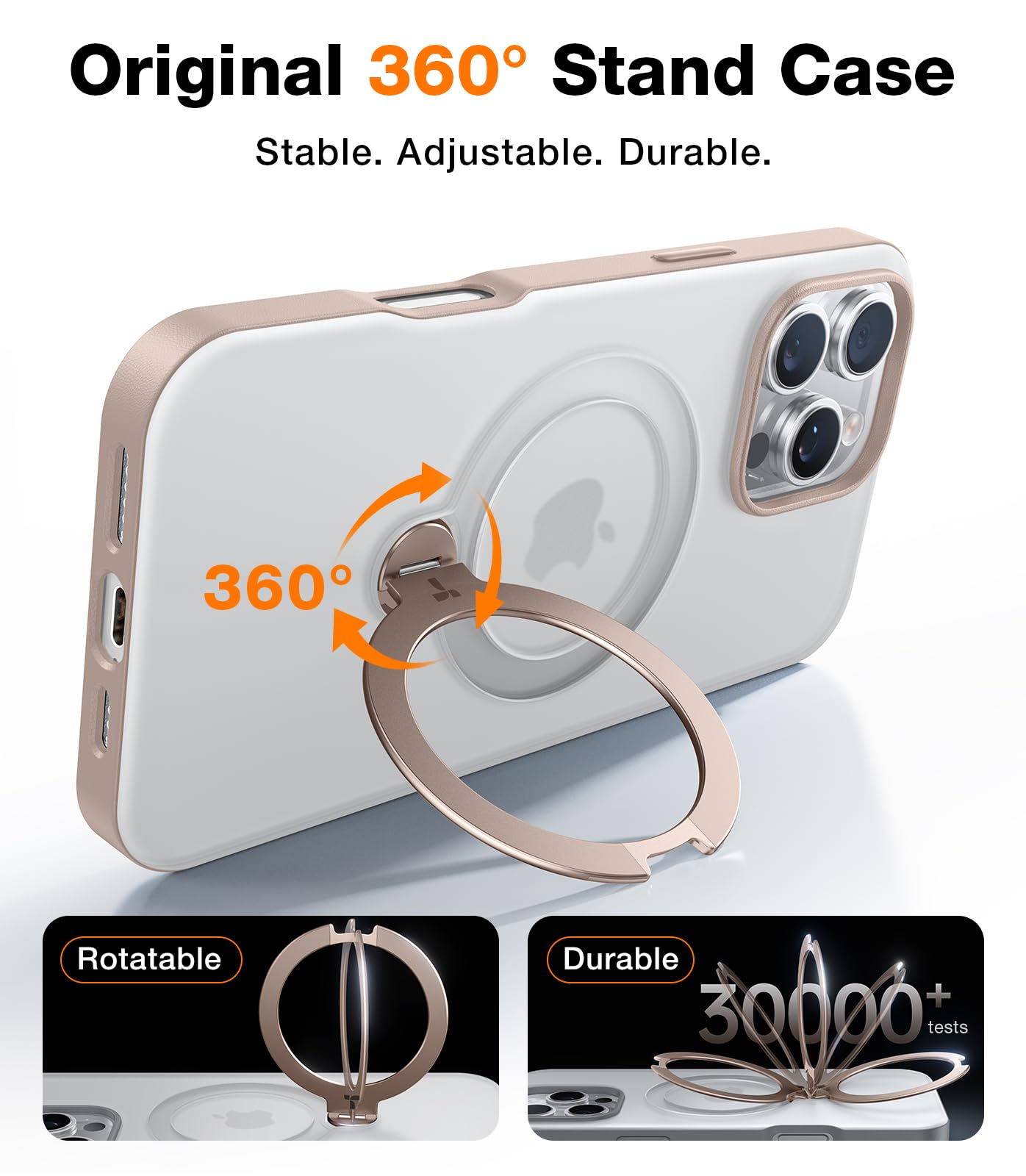 Foto 3 pulgar | Funda Para Teléfono Torras 360° Con Soporte Magnético Para Iphone 16 Pro Max - Venta Internacional.