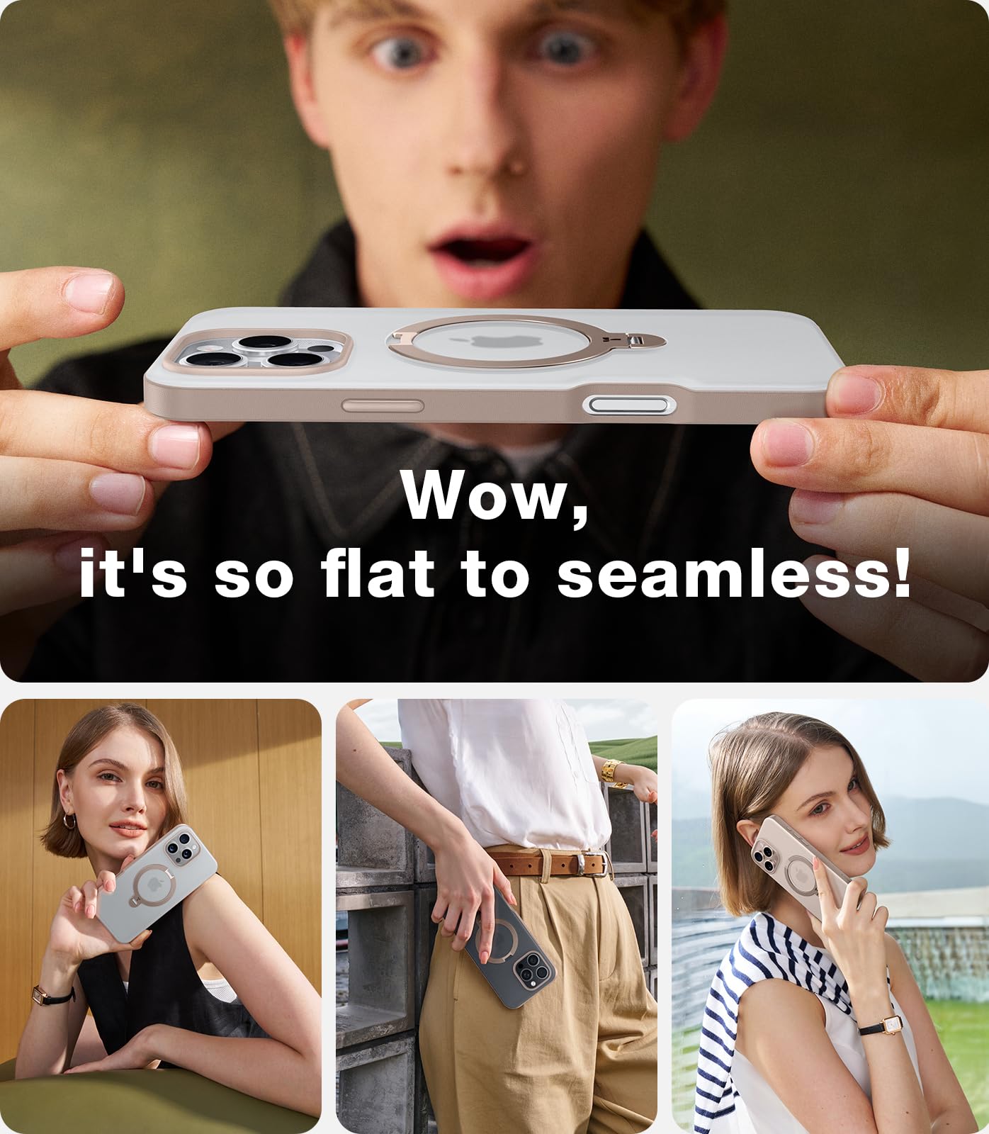 Foto 7 pulgar | Funda Para Teléfono Torras 360° Con Soporte Magnético Para Iphone 16 Pro Max - Venta Internacional.