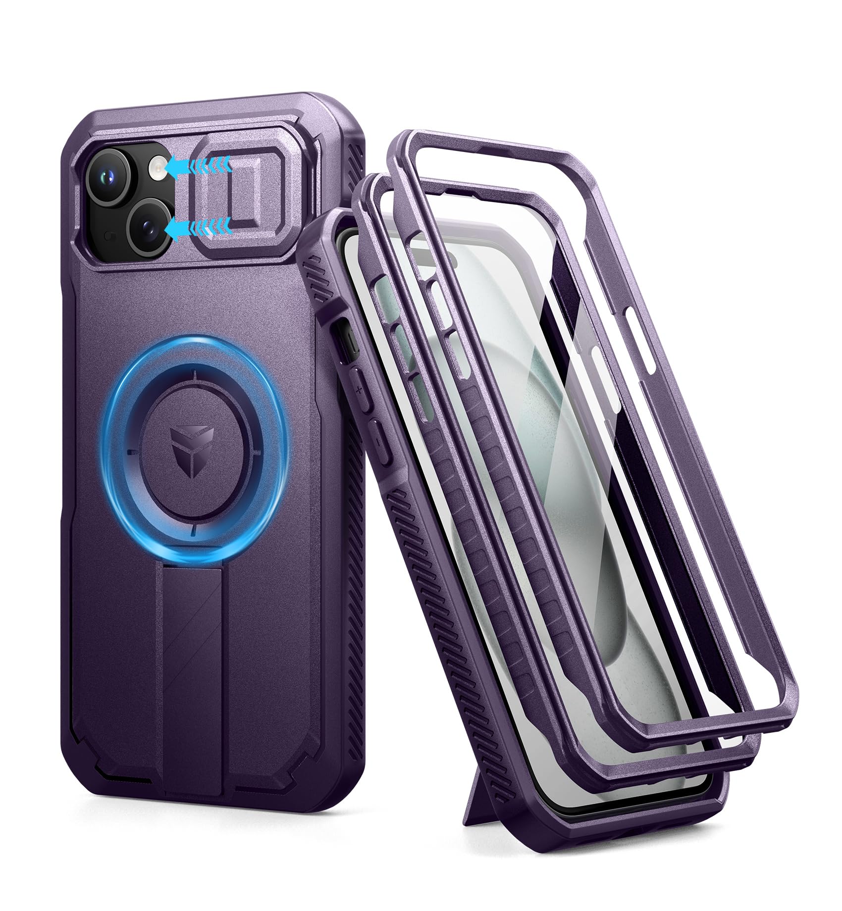 Foto 1 | Funda Dexnor Para Iphone 15 Plus/14 Plus Con Funda De Cámara Deslizante - Venta Internacional.