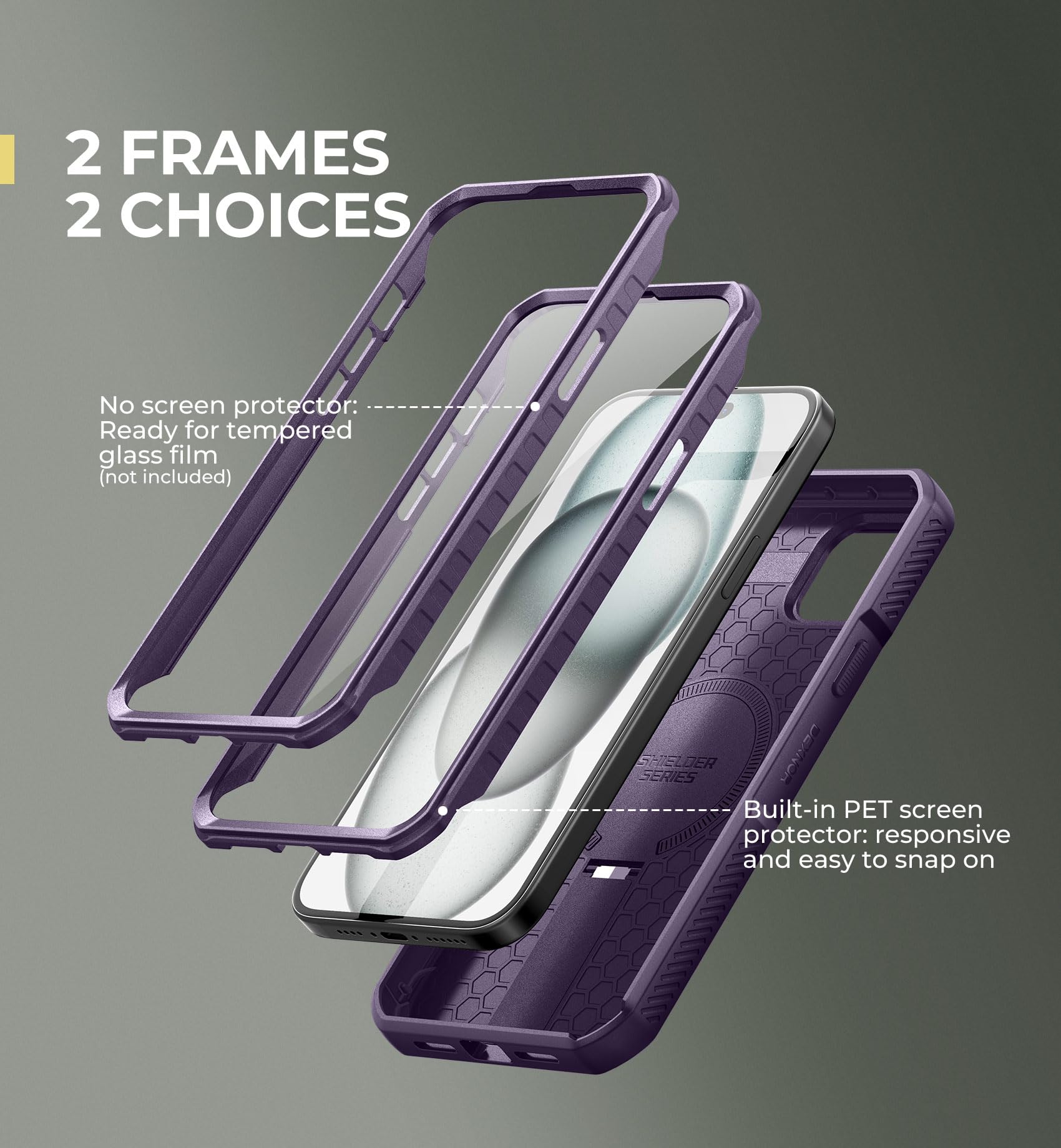 Foto 6 | Funda Dexnor Para Iphone 15 Plus/14 Plus Con Funda De Cámara Deslizante - Venta Internacional.