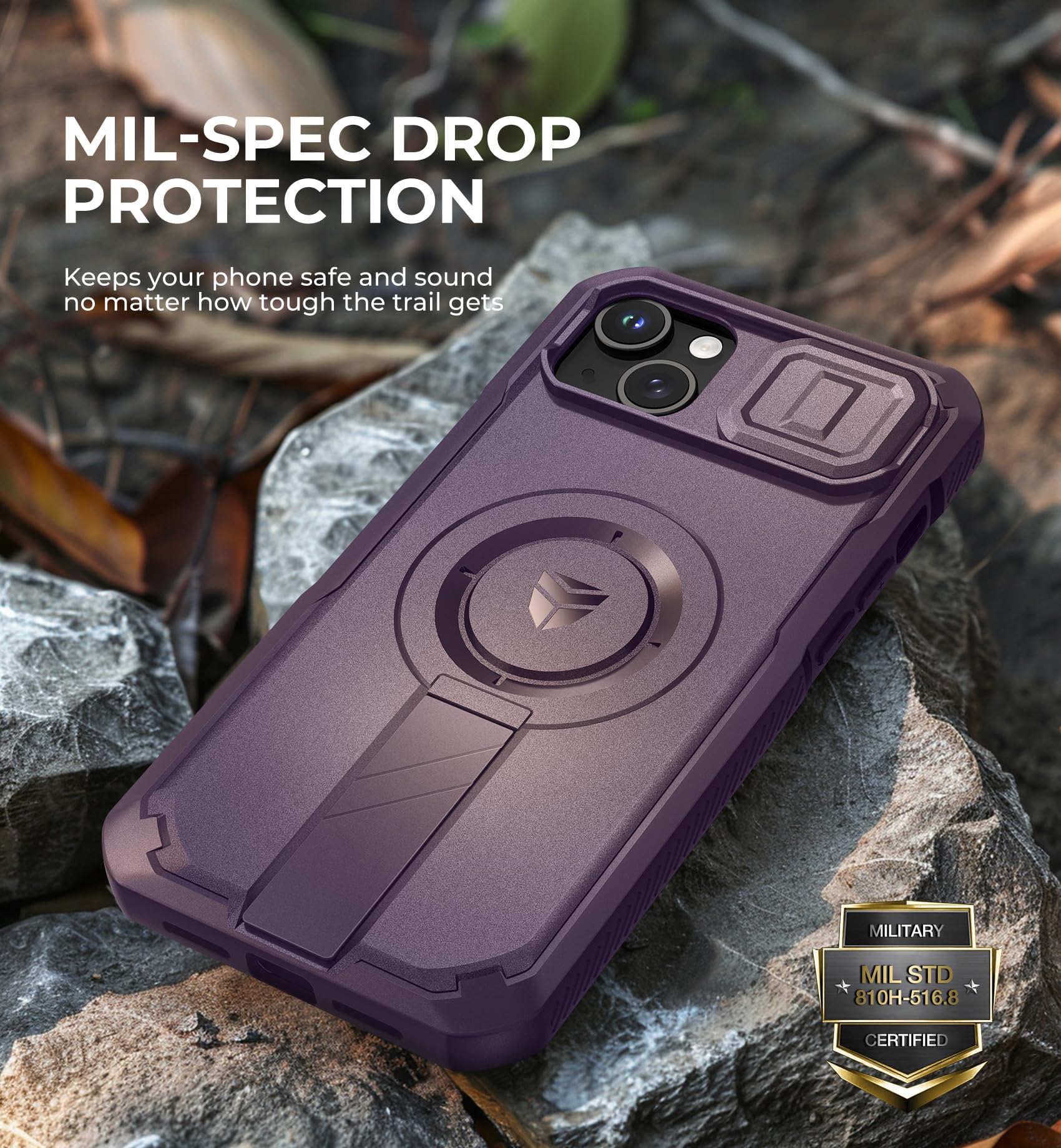 Foto 8 pulgar | Funda Dexnor Para Iphone 15 Plus/14 Plus Con Funda De Cámara Deslizante - Venta Internacional.