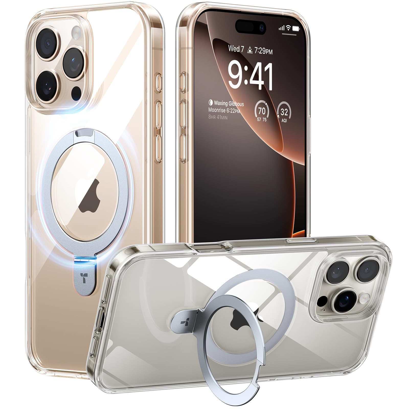 Foto 2 pulgar | Funda De Teléfono Torras Ultra Magnetic Ostand Para Iphone 16 Pro - Venta Internacional.