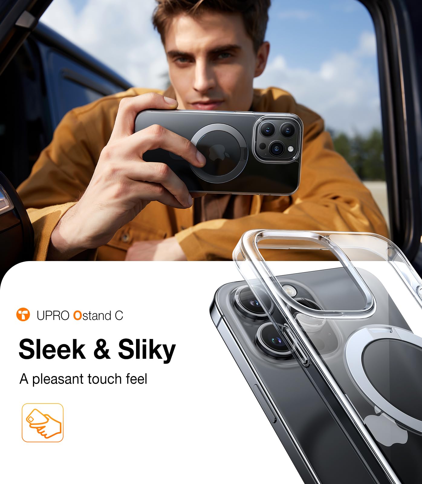 Foto 8 pulgar | Funda De Teléfono Torras Ultra Magnetic Ostand Para Iphone 16 Pro - Venta Internacional.